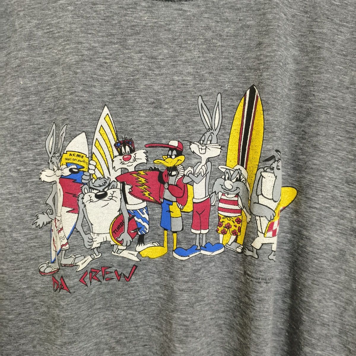Vintage Vintage 1990s Looney Tunes Windsurf Graphic t-shirt Size US M / EU 48-50 / 2 - 2 Thumbnail