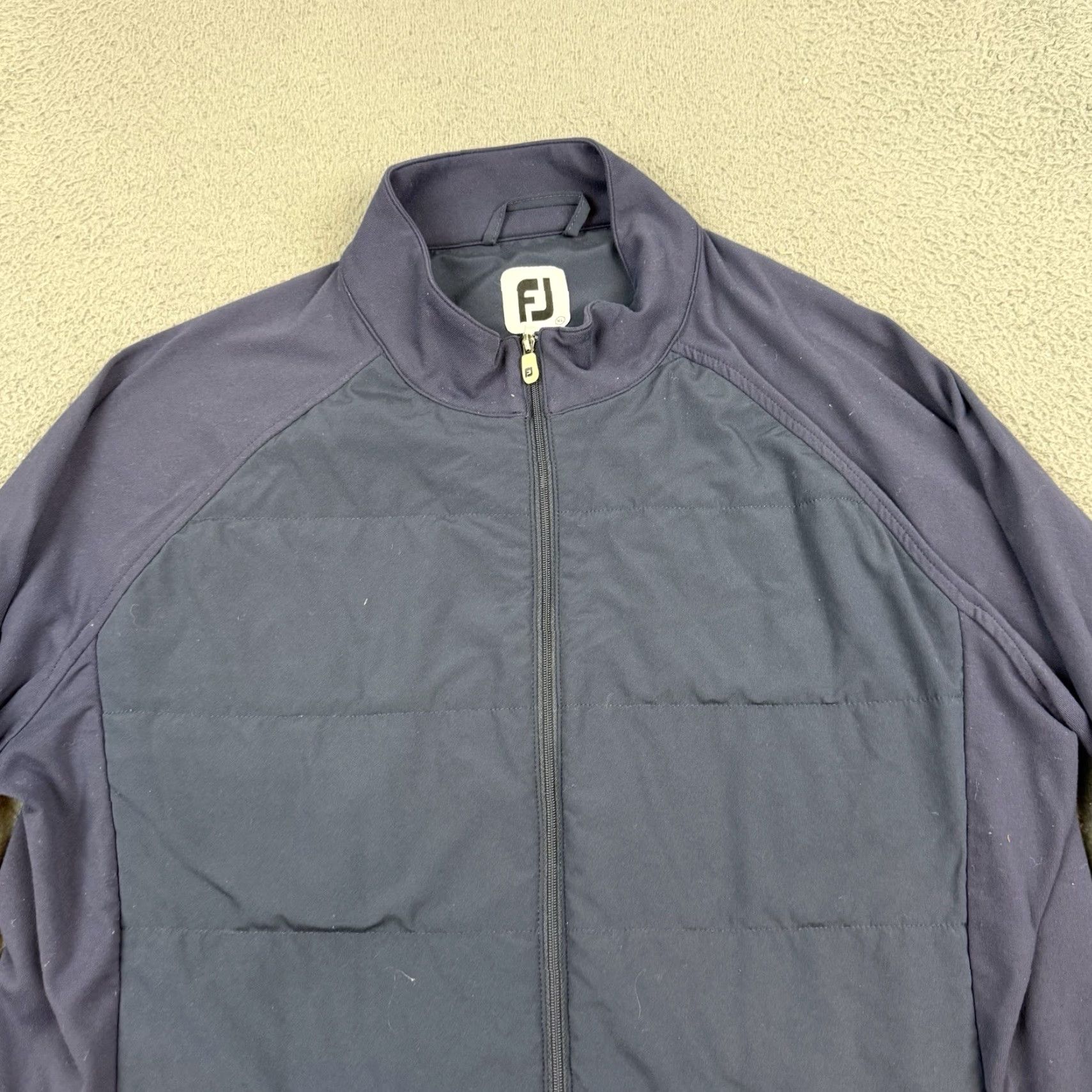 Footjoy FootJoy Jacket Womens XL Blue Full Zip Puffer Golf Performance Size XL / US 12-14 / IT 48-50 - 3 Thumbnail