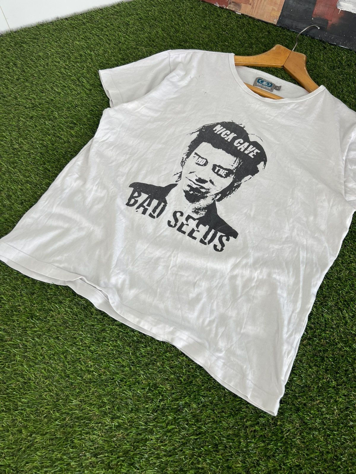 Band Tees Rare print vintage Nick Cave t-shirt & the bad seeds washed Size US L / EU 52-54 / 3 - 4 Thumbnail