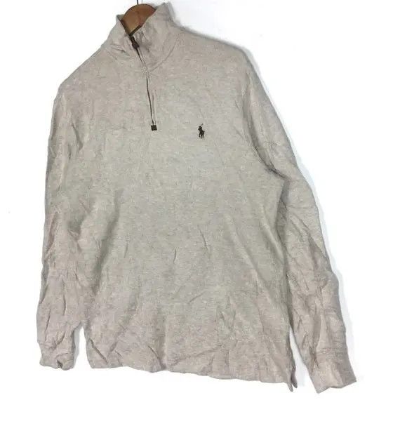 Polo Ralph Lauren Rare!! POLO RALPH LAUREN Small Pony Zip Sweater Sweatshirt Size US M / EU 48-50 / 2 - 4 Thumbnail