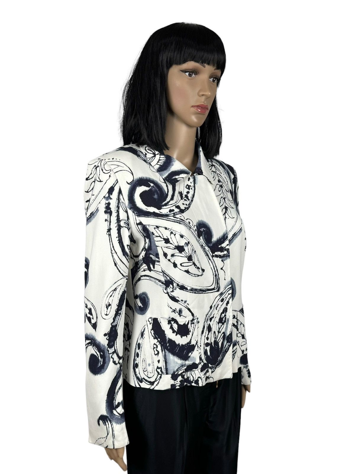 Escada Escada Printed Fair Isle Jacket Viscose size 38 Size S / US 4 / IT 40 - 4 Thumbnail