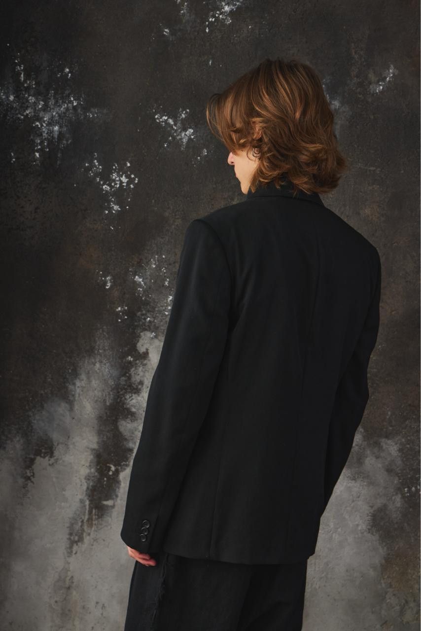 Yohji Yamamoto Yohji Yamamoto COSTUME D'HOMME Wool Gabardine Suit Jacket Size 44R - 8 Thumbnail