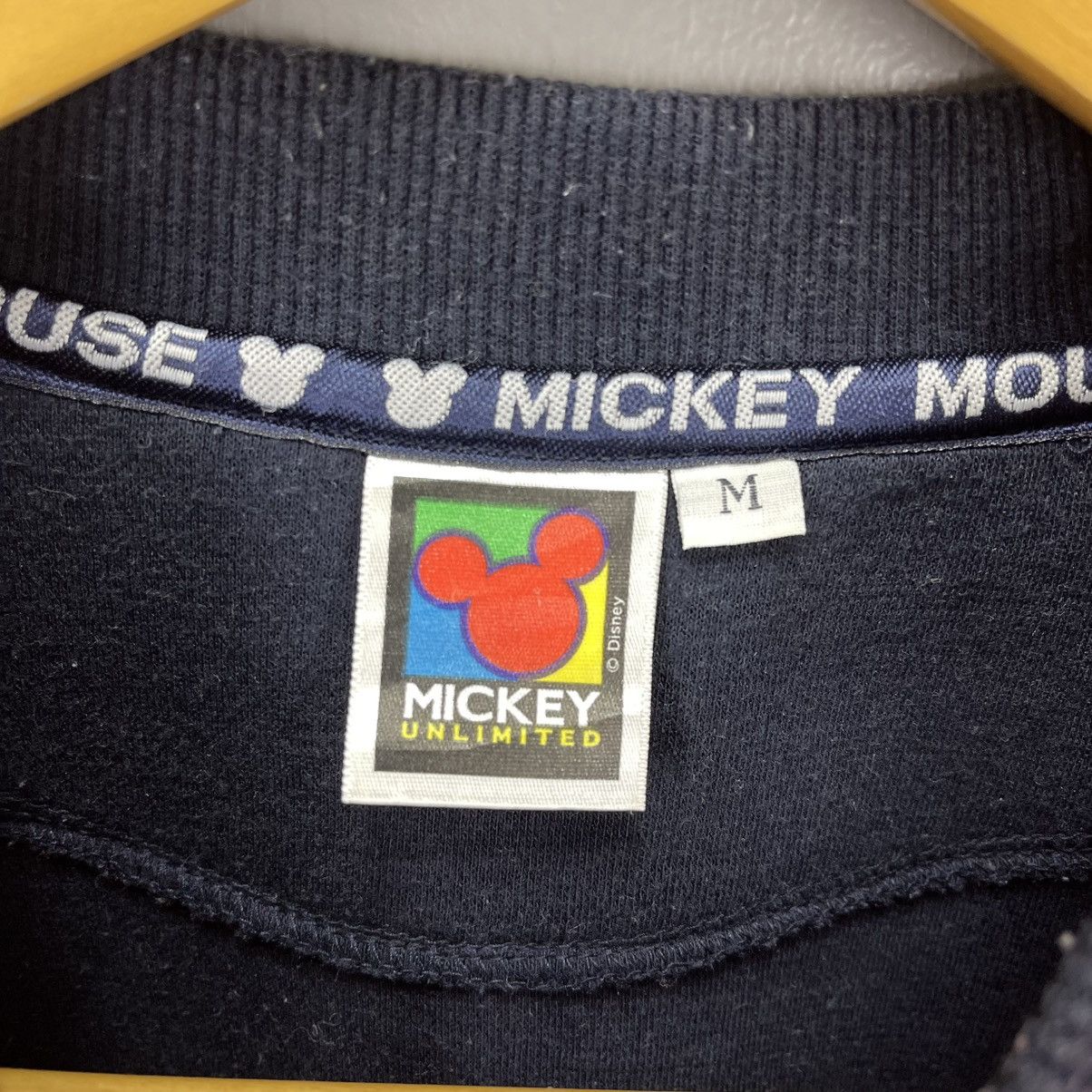 Disney Vintage MICKEY MOUSE Nice Design Sweatshirt #1995/13 Size US M / EU 48-50 / 2 - 8 Thumbnail