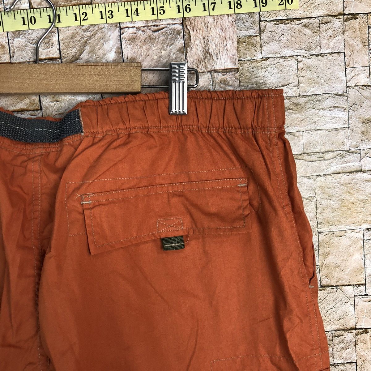 Japanese Brand Scommesso Orange Cargo Multipocket Pants #A580 Size US 33 - 16 Thumbnail