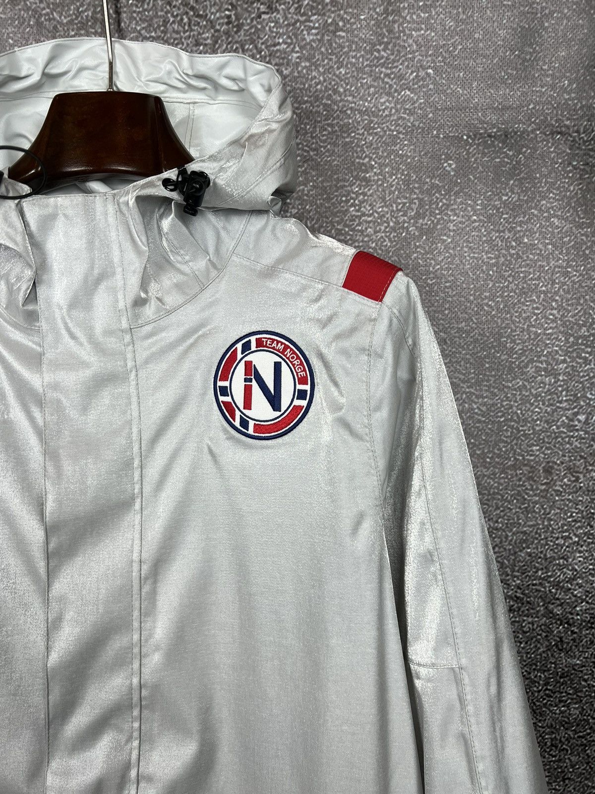 Kappa x Team Norge Gara Olympic team raincoat hooded