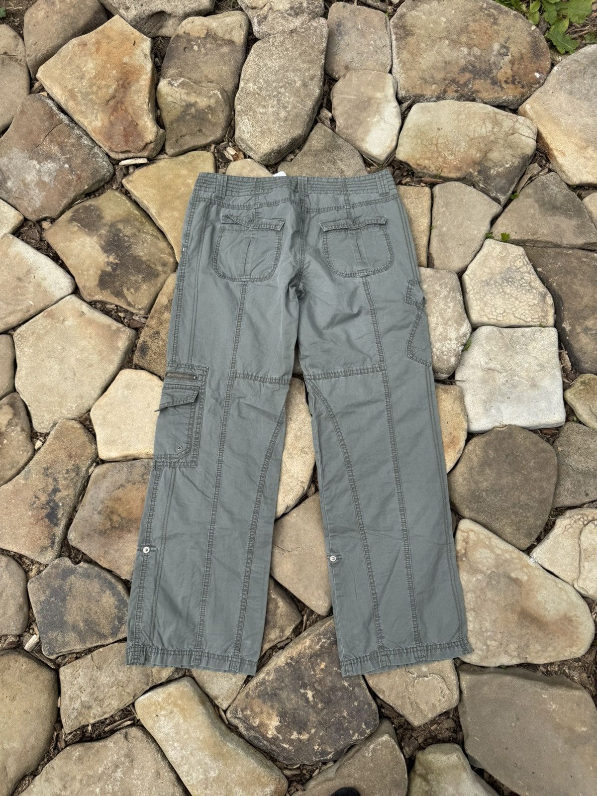 Vintage Vintage Cargo Bondage Y2k Baggy Pants Size 27" / US 4 / IT 40 - 8 Thumbnail
