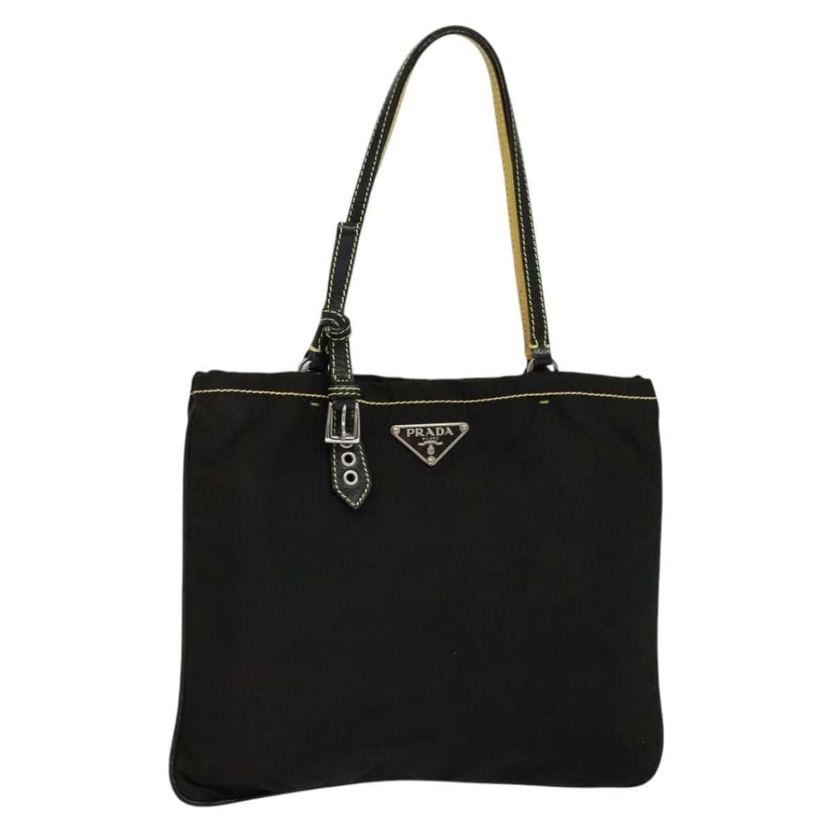 Prada Re-Nylon Black Synthetic Handbag (Pre-Owned) Size ONE SIZE - 1 Thumbnail
