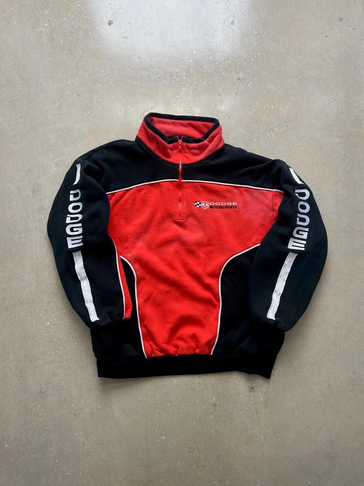 Artful Dodger Dodge Motorsports Mens Jacket XL Fleece Zip Up Vintage Size US XL / EU 56 / 4 - 1 Thumbnail