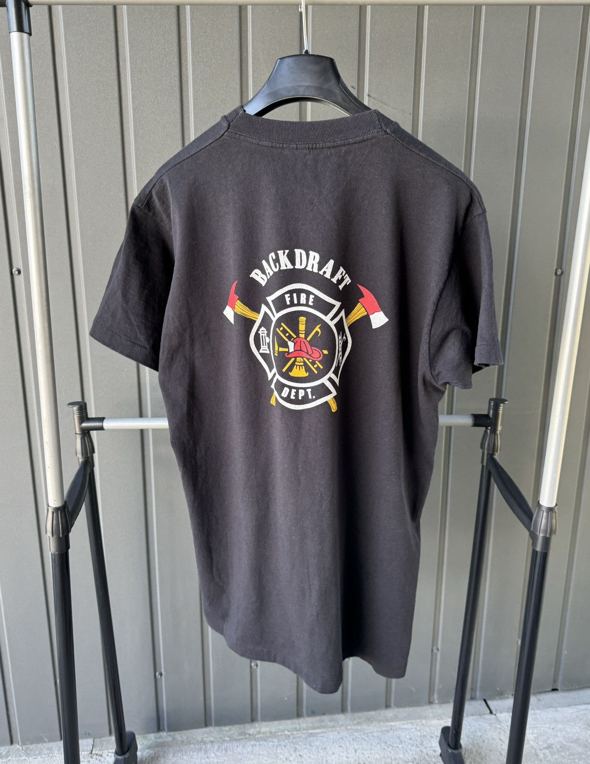 Vintage Vintage Backdraft Movie Fire Dept T Shirt USA Size US XL / EU 56 / 4 - 1 Thumbnail