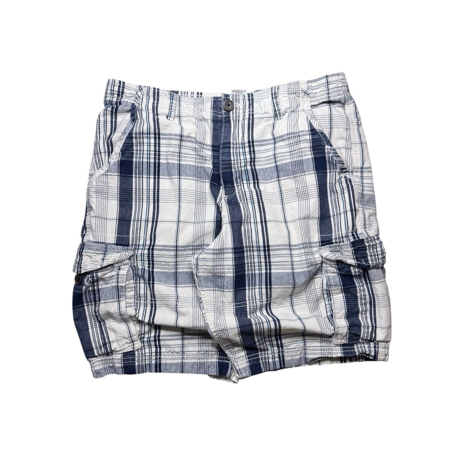 JNCO NoBoundaries Mens 36 Plaid Baggy Shorts Y2k Vintage Retro Size US 36 / EU 52 - 1 Thumbnail