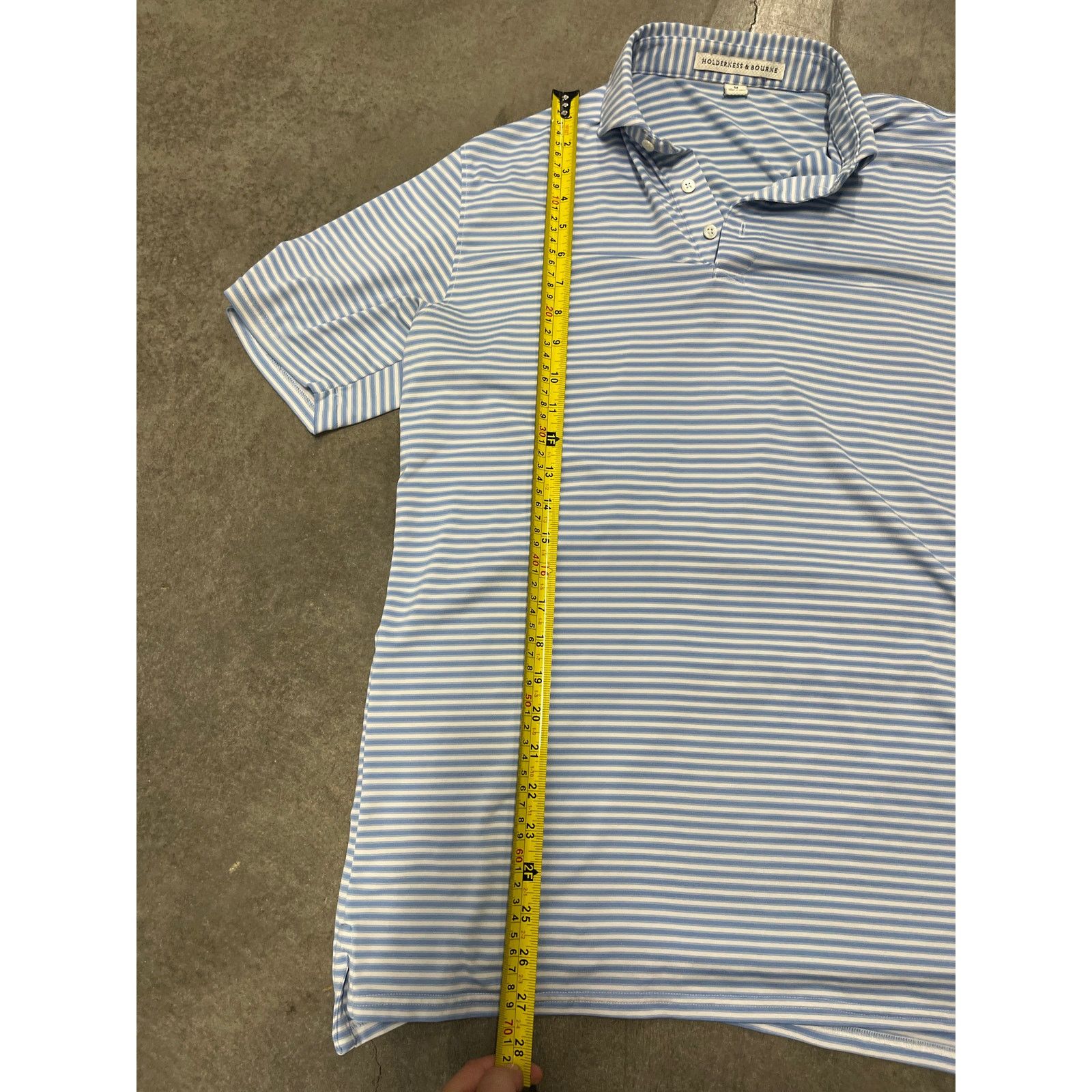 Grailed Holderness & Bourne Polo Shirt Men M Blue White Striped Size US M / EU 48-50 / 2 - 2 Thumbnail