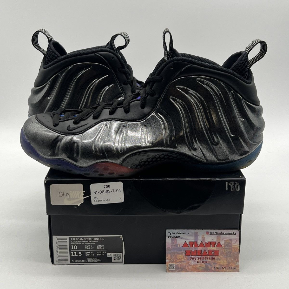 Nike Air Foamposite one gradient soles Size US 10 / EU 43 - 1 Thumbnail