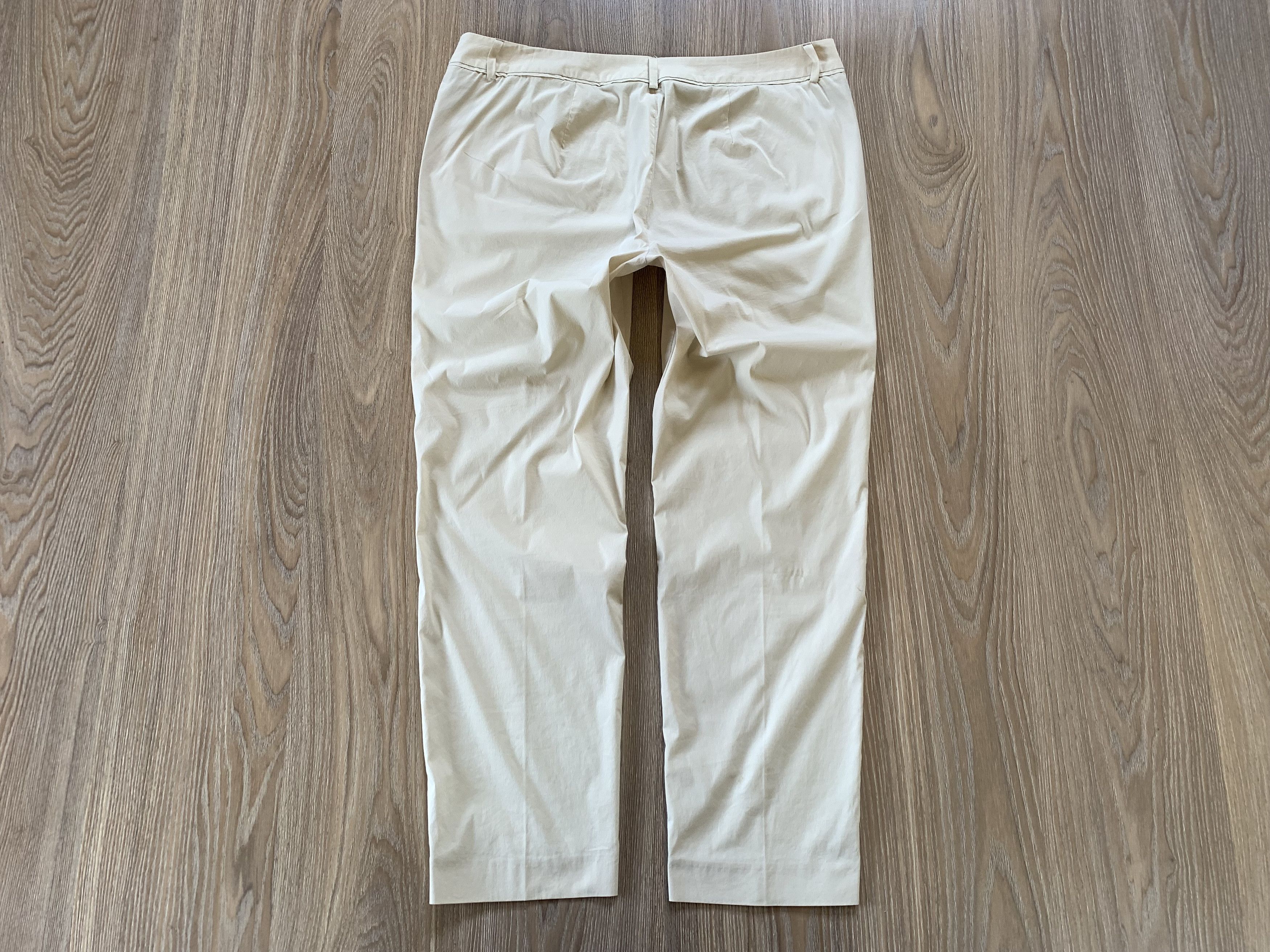 Luisa Cerano Luisa Cerano Ultra Light Beige Trousers Pants Size 34" / US 12 / IT 48 - 3 Thumbnail