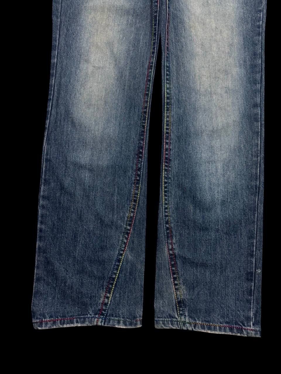 Japanese Brand TWIST LEG 90s BMB-Jeans Mudwash Distressed Insane Big Logo Size US 32 / EU 48 - 8 Thumbnail