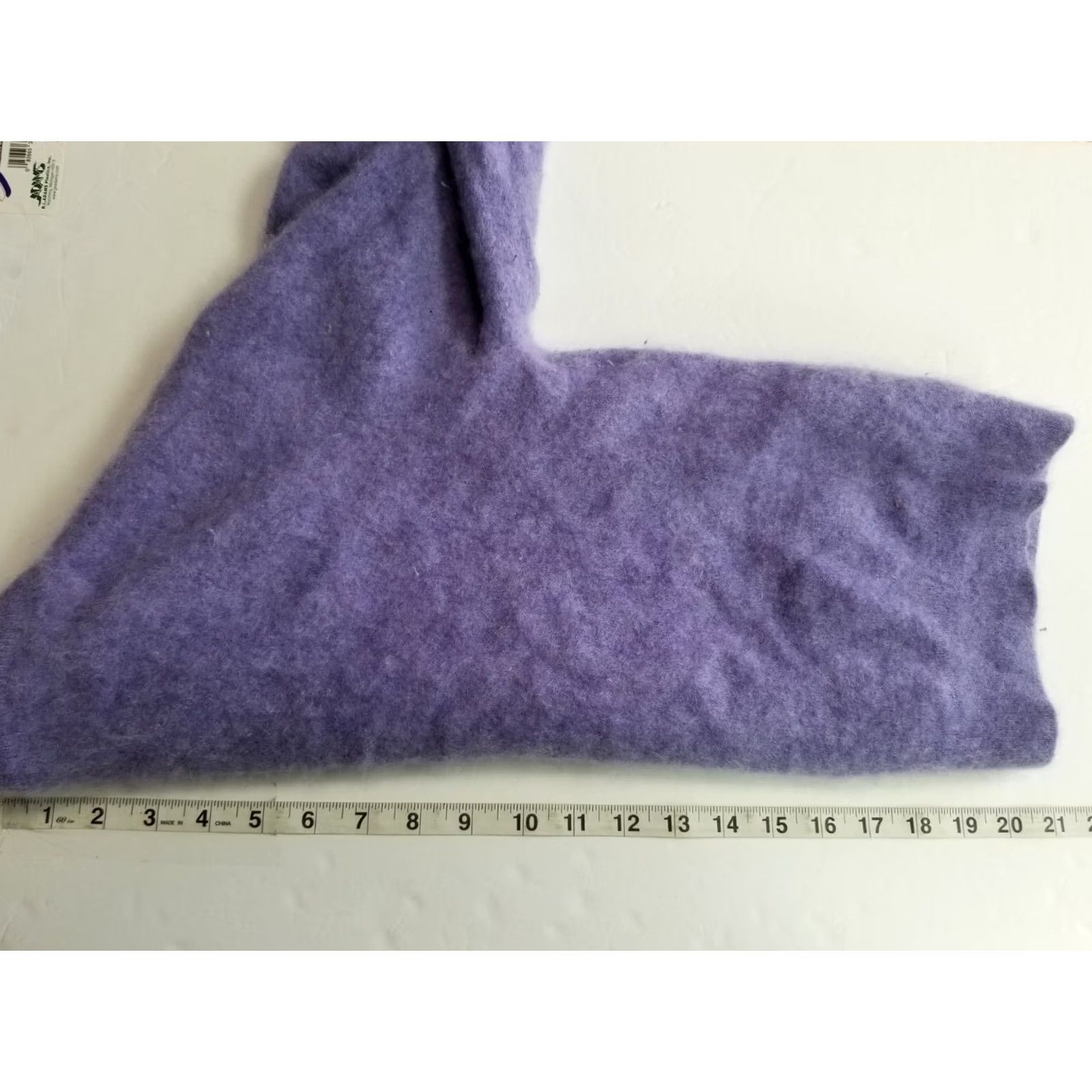 Vintage Alan Flusser Purple 100% Cashmere Sweater Women Size S/M Pullover V-Neck Long Sleeve Per Measurements Pic Size S / US 4 / IT 40 - 4 Thumbnail