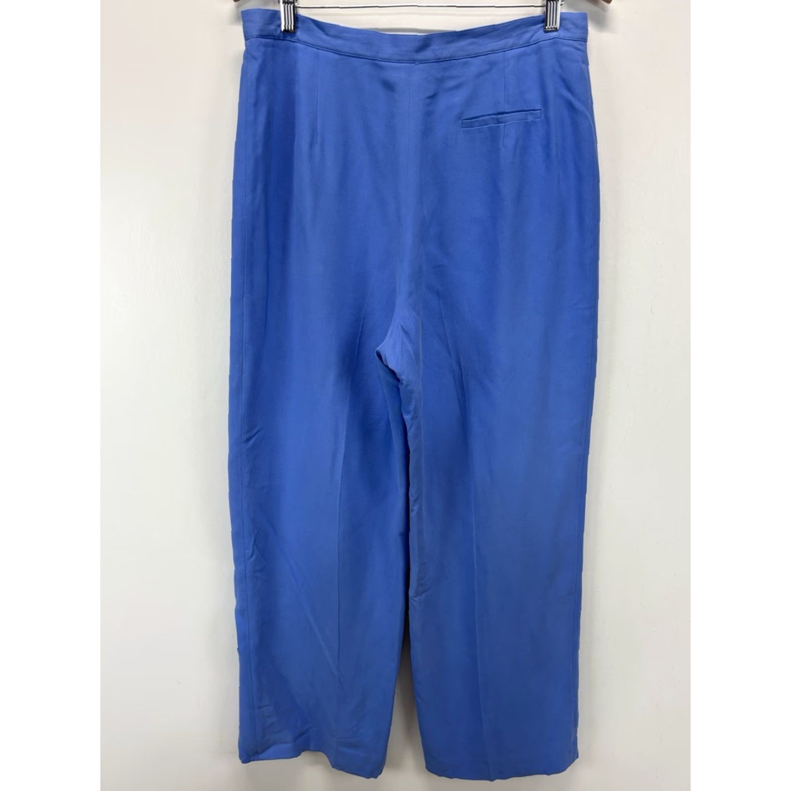 Ralph Lauren LAUREN RALPH LAUREN Silk Dress Pants Trousers Sz 16 Periwinkle Lined Womens Regular Business Size 38" / US 16 / IT 52 - 3 Thumbnail