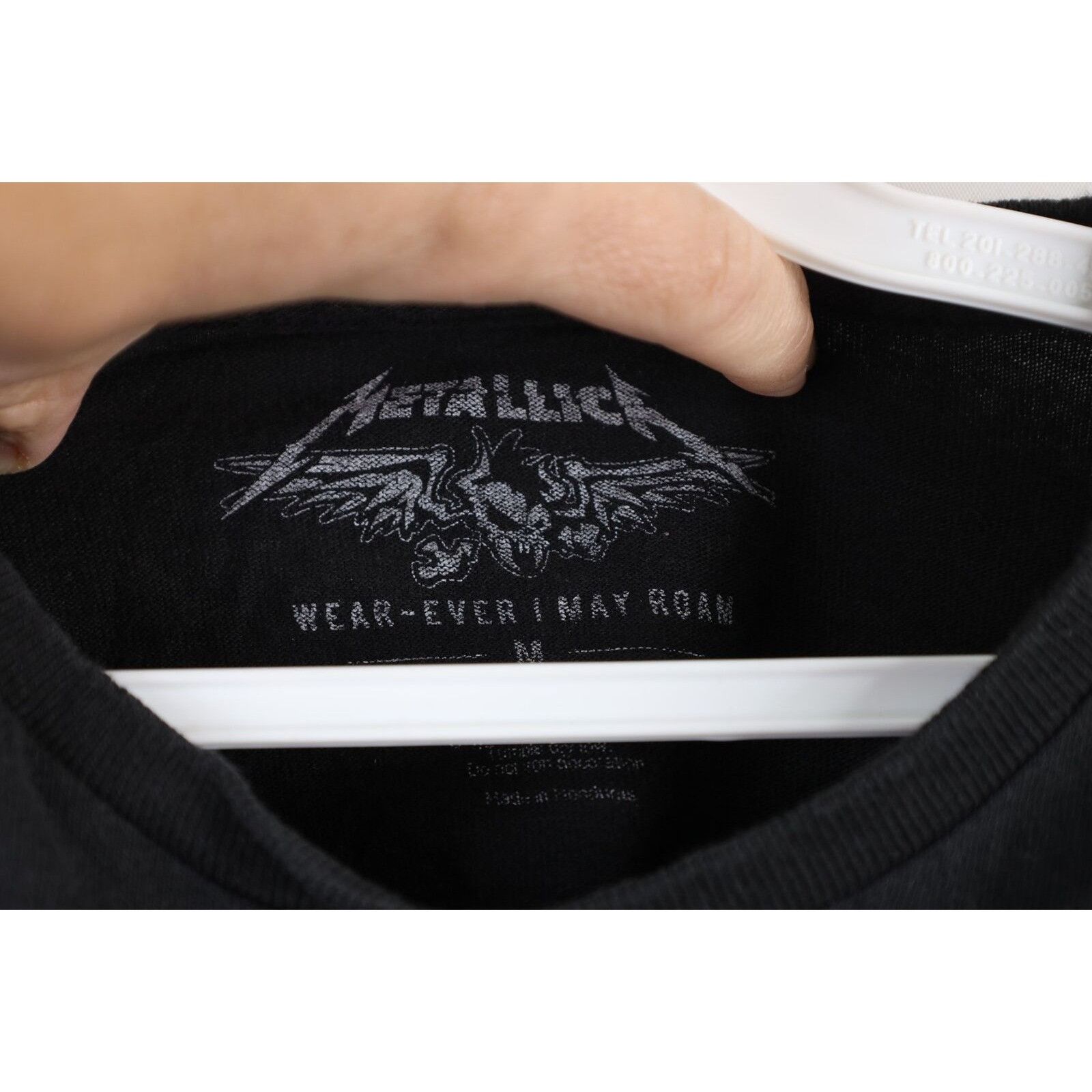 Vintage Metallica Faded Spell Out World Wired Tour Band T-Shirt Size US M / EU 48-50 / 2 - 5 Thumbnail