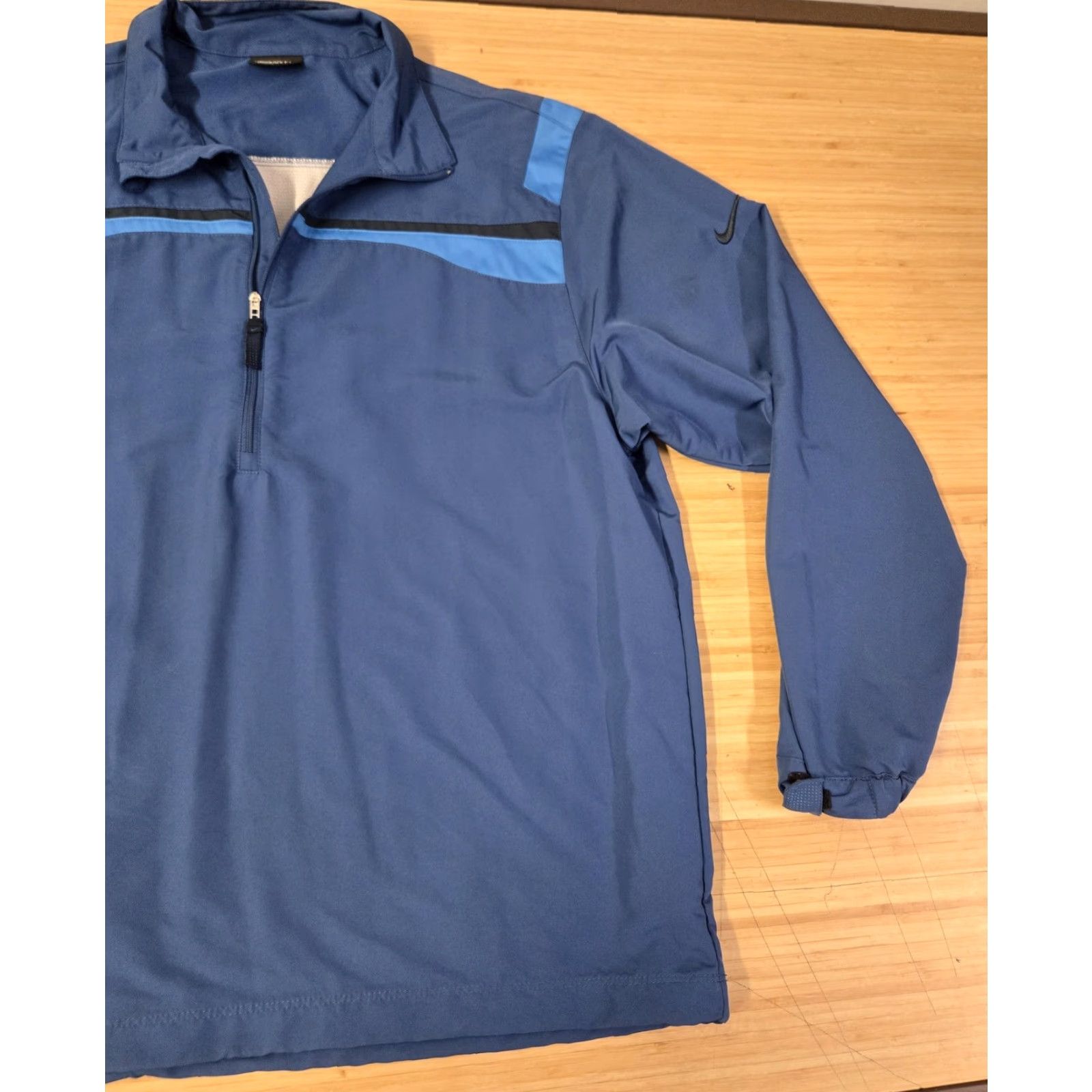 Nike Nike Golf Pullover Mens Extra Large Blue Quarter Zip Windbreaker Jacket Athletic Size US L / EU 52-54 / 3 - 2 Thumbnail