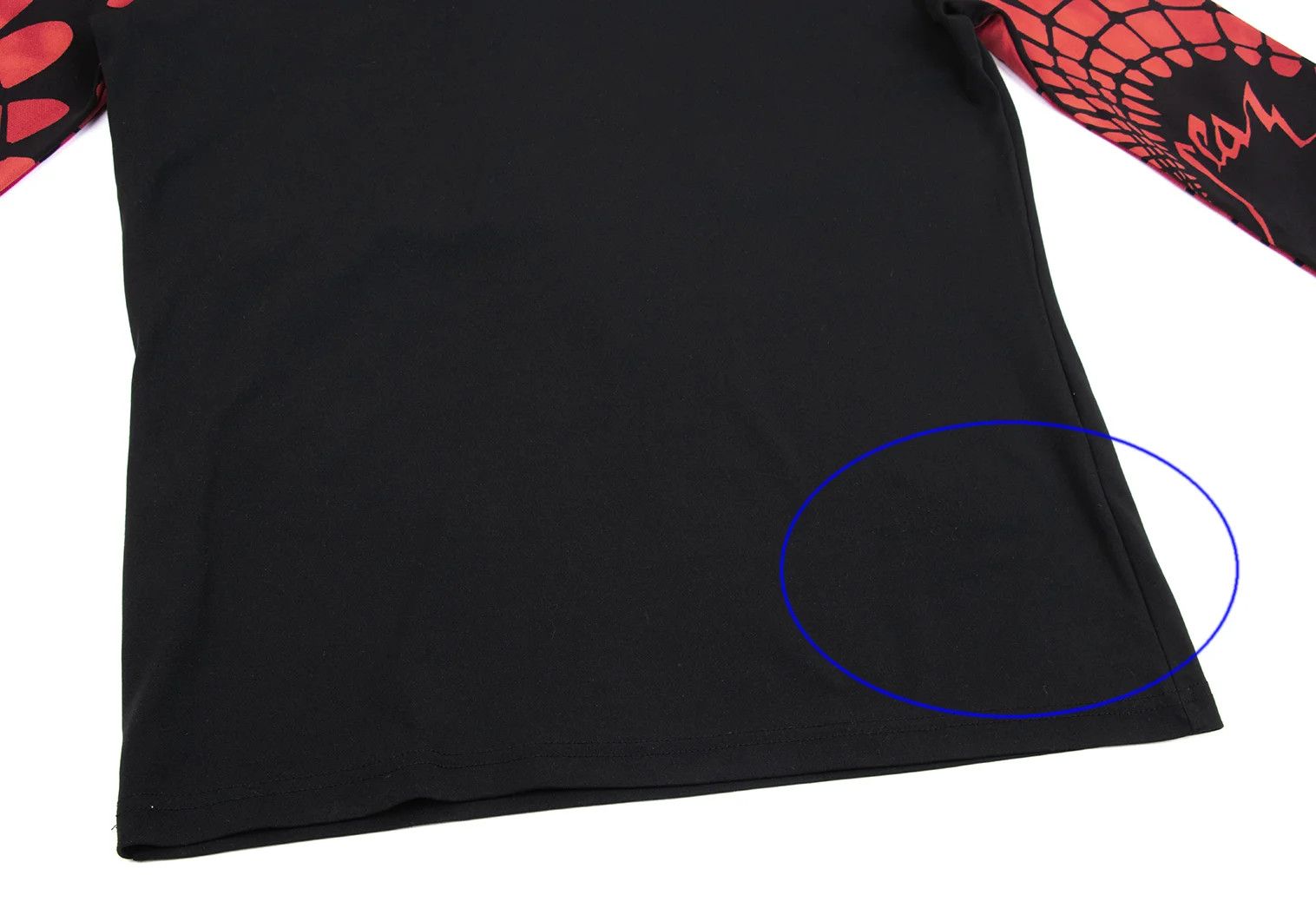 Jean Paul Gaultier Spider Web Logo Print Long Sleeve Shirt in Black Red Size US M / EU 48-50 / 2 - 10 Thumbnail