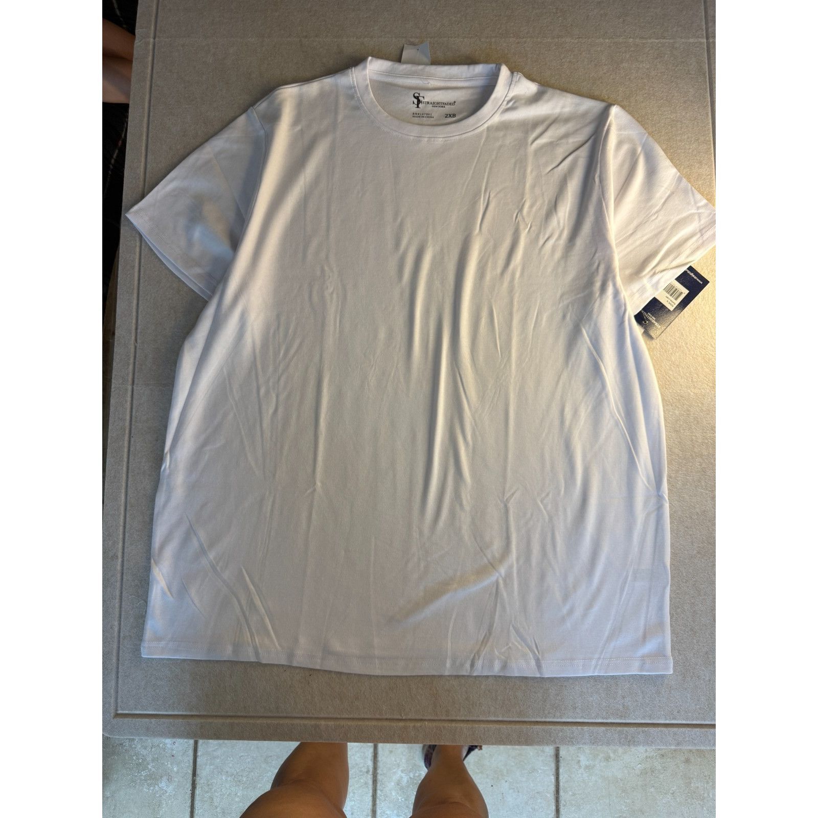 The Unbranded Brand straight forward new york Mens 2XB White T Shirt NWT Big Ta Size US XXL / EU 58 / 5 - 3 Thumbnail