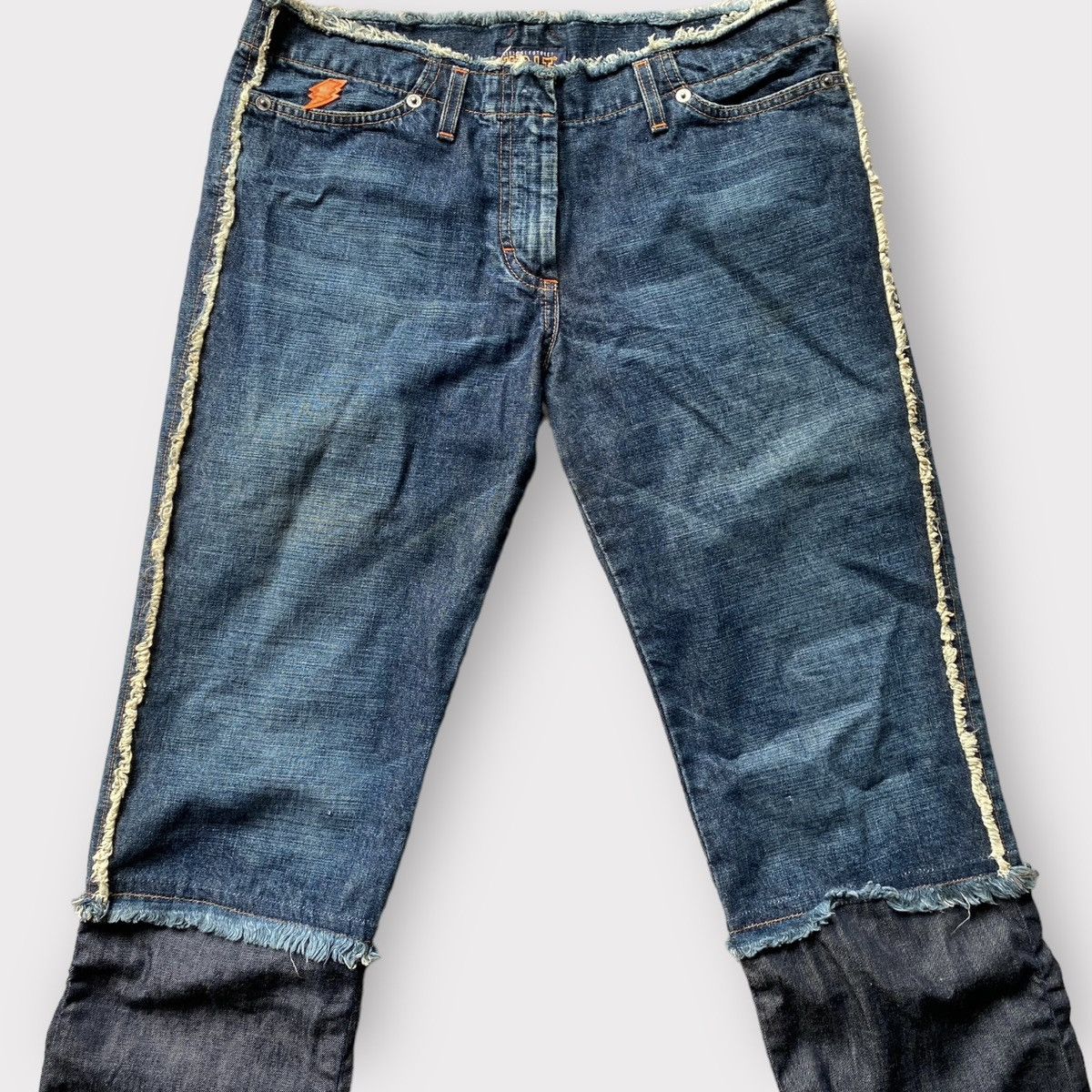 W&LT × Walter Van Beirendonck Vintage W&LT Reconstructed Jeans Size 29" - 2 Thumbnail