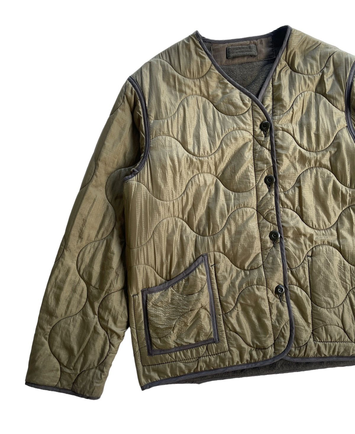 HOLLYWOOD RANCH MARKET HRM Blue Blue Japan Reversible Quilted Jacket Size US M / EU 48-50 / 2 - 10 Thumbnail
