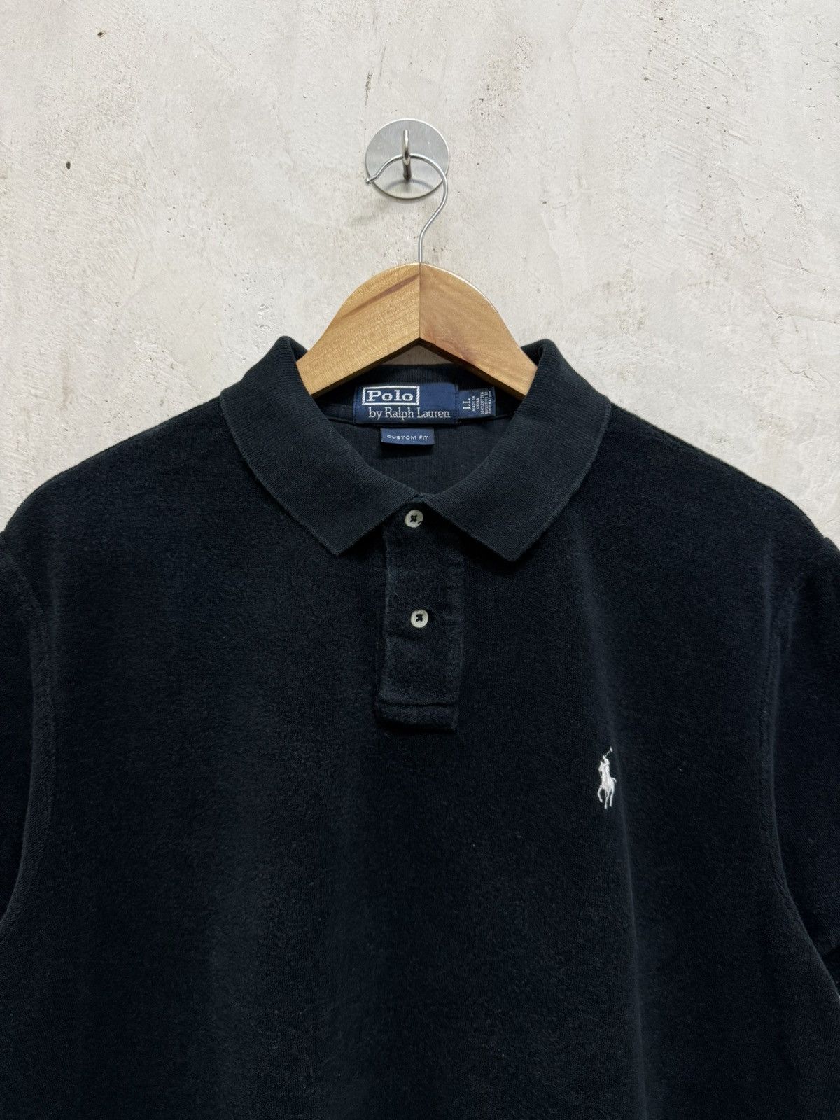 Polo Ralph Lauren Vintage Polo Ralph Lauren Velour Velvet Polo Shirt Size US L / EU 52-54 / 3 - 2 Thumbnail
