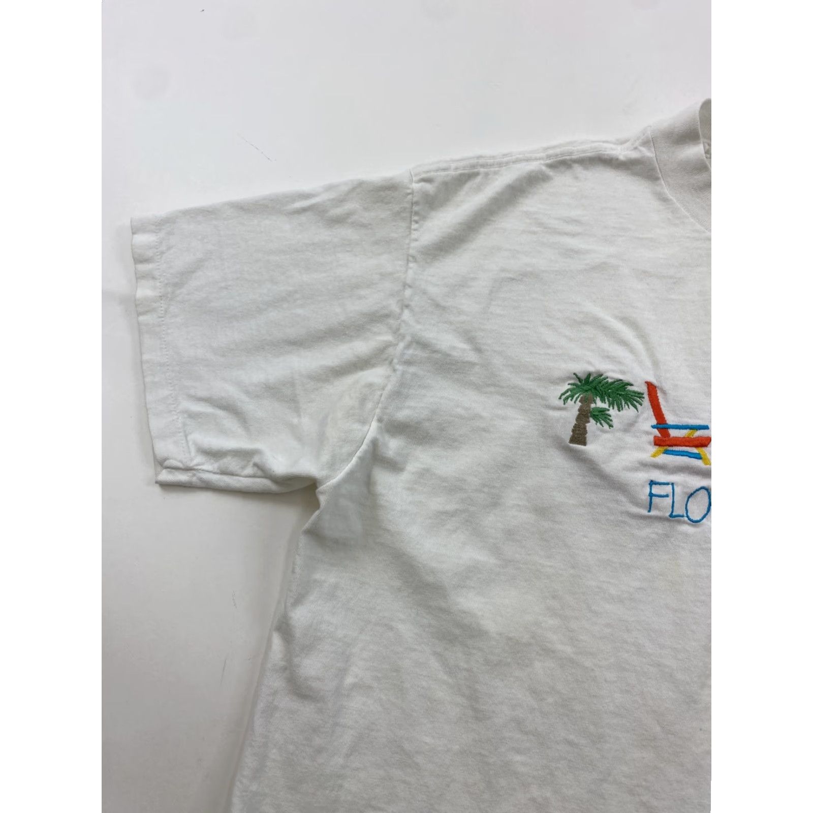 Vintage VINTAGE Florida Keys Shirts Mens Medium White Single Stitch Size US M / EU 48-50 / 2 - 6 Thumbnail