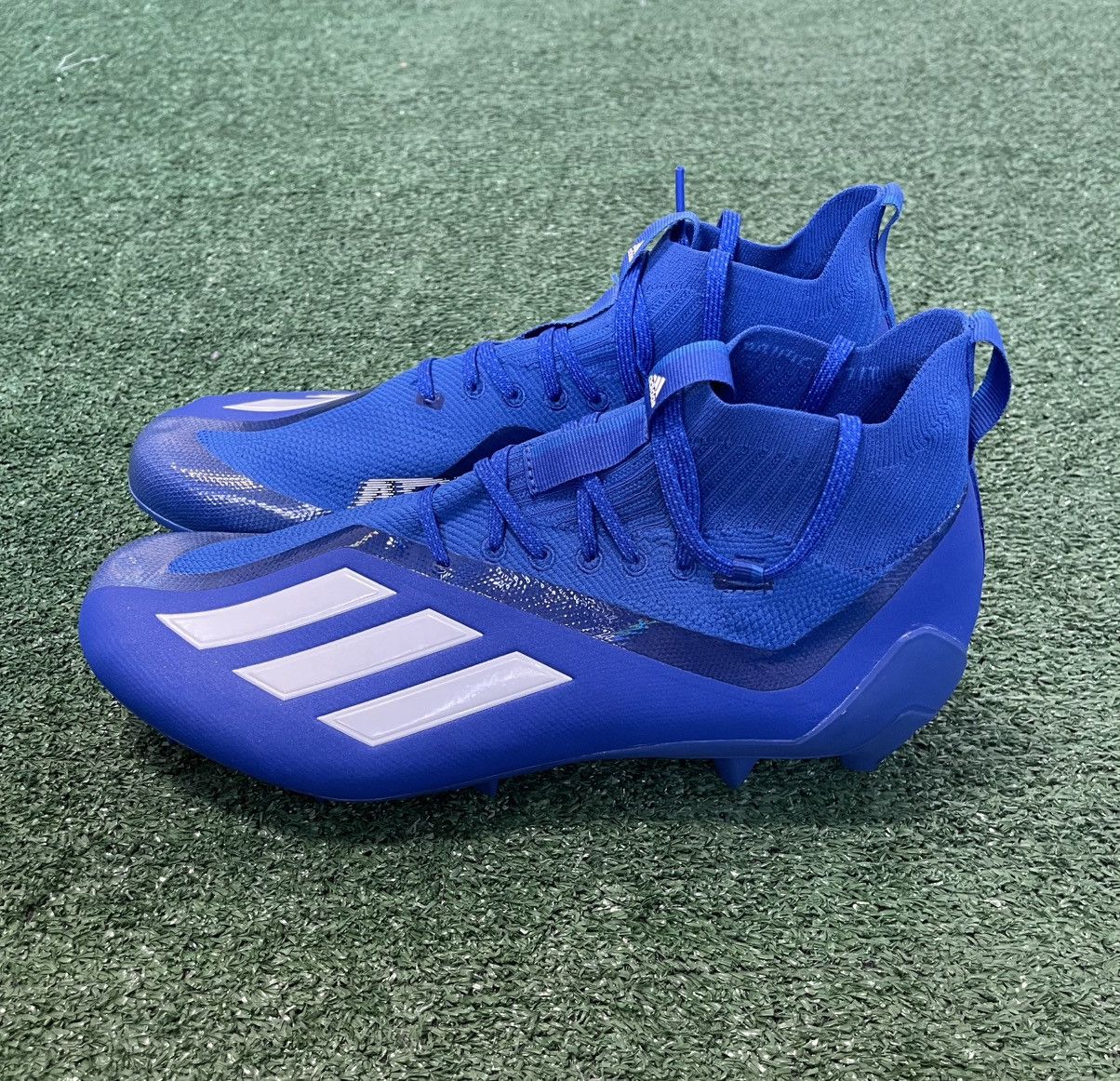 Adidas Adidas Adizero Primeknit “Royal Blue” Football Cleats Size US 13 / EU 46 - 3 Thumbnail