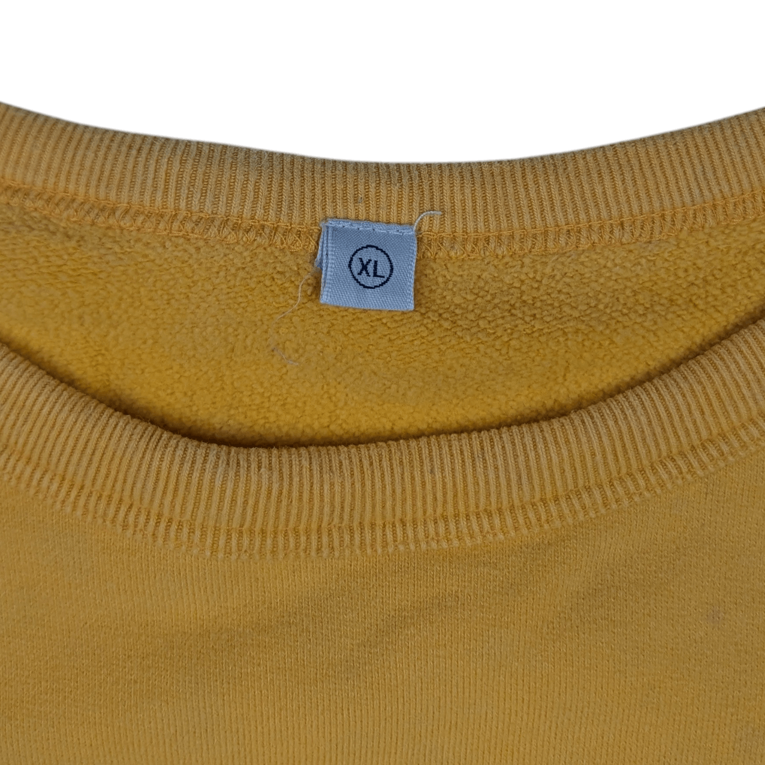 Japanese Brand Vintage 90's UNIQLO Yellow Plain Sweatshirts Jumper Size US XL / EU 56 / 4 - 16 Thumbnail