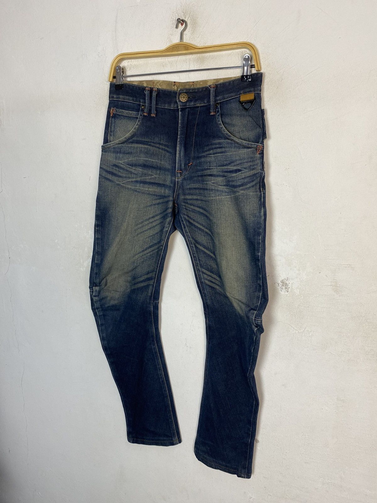 Edwin Edwin E Function 3D System Indigo Denim Unisex Size 28 Size US 29 - 4 Thumbnail