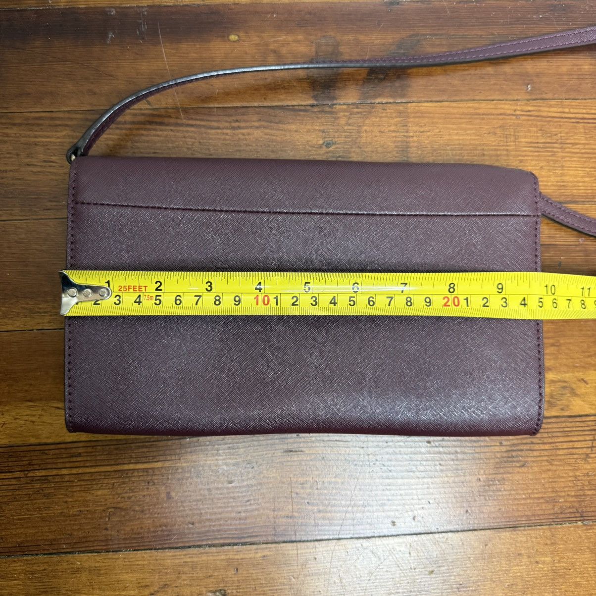 Kate Spade kate spade Plum Crossbody Wallet with Gold Logo Size ONE SIZE - 5 Thumbnail