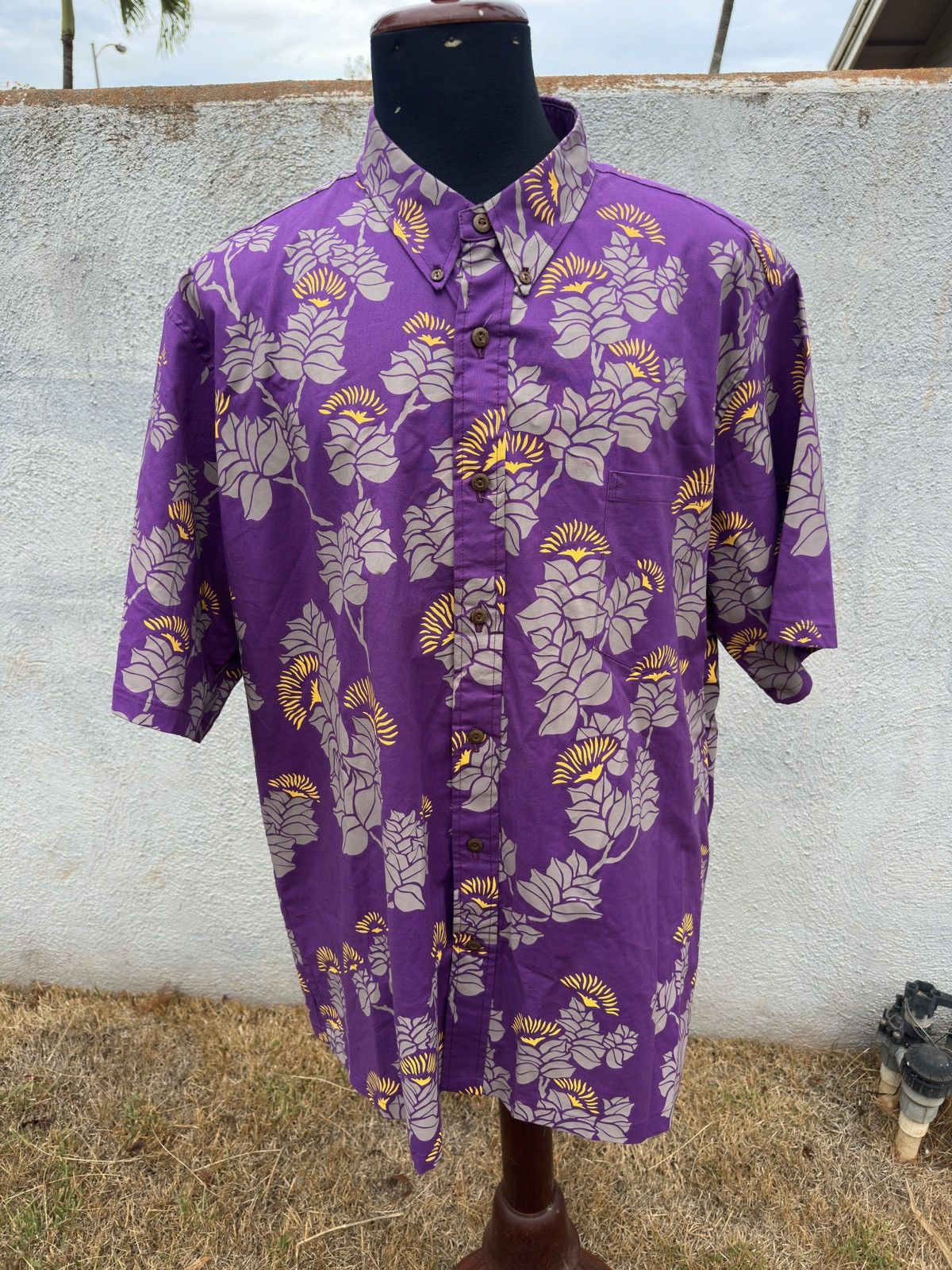 Other PreOwned Sig Zane Purple Hawaiian Print Men's XXL Size US XXL / EU 58 / 5 - 1 Thumbnail