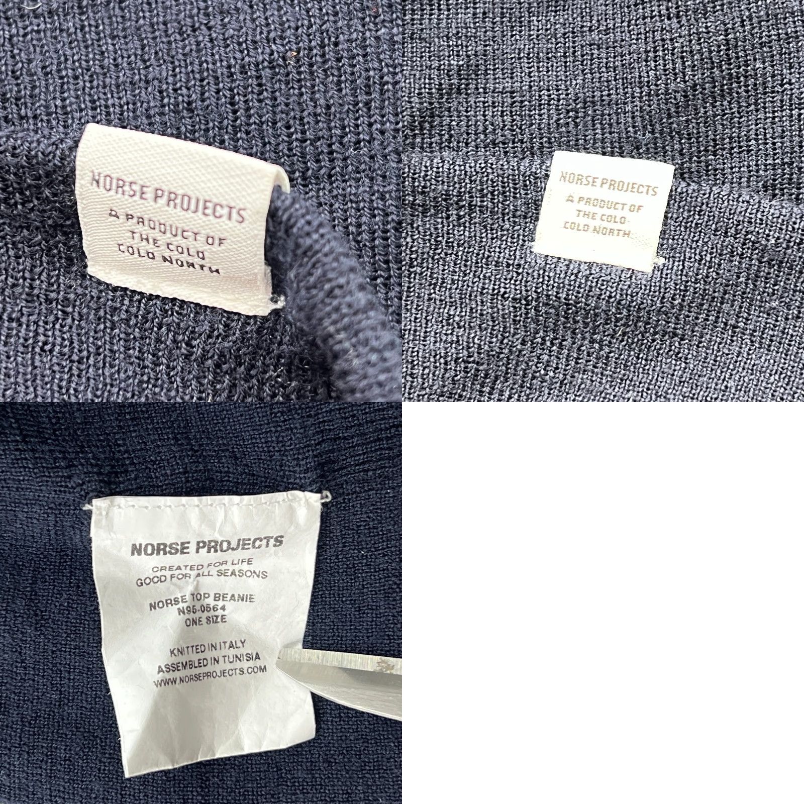 Norse Projects Norse Projects Beanie Hat One Size OS 100% Merino Wool Blue Top Beanie Unisex Adults Mens Womens Size US M / EU 48-50 / 2 - 8 Thumbnail