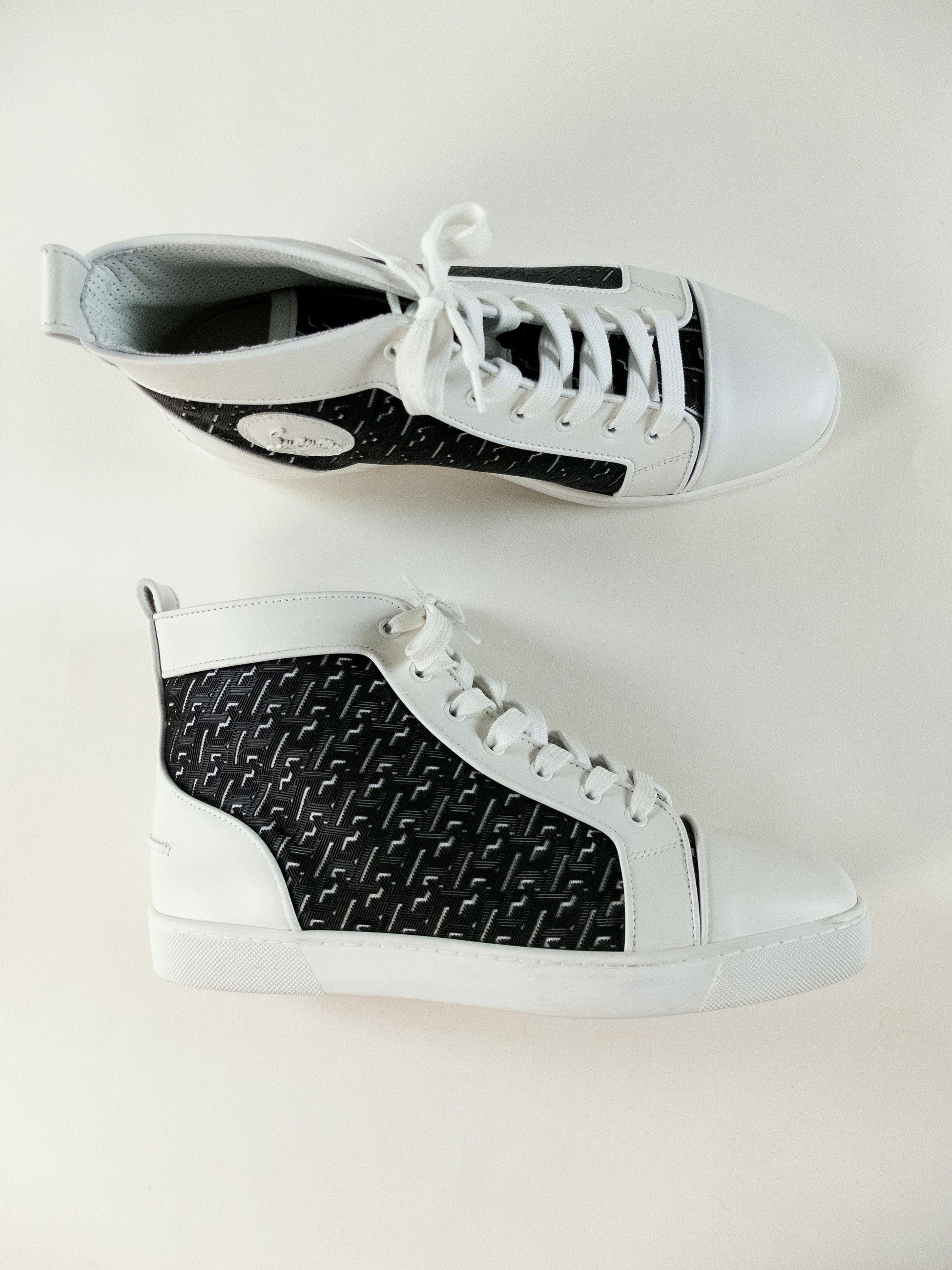 Christian Louboutin CHRISTIAN LOUBOUTIN Louis Orlato white leather sneakers 10 Size US 10 / EU 43 - 3 Thumbnail