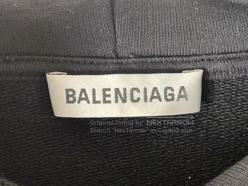 Balenciaga Balenciaga Letter print hooded long-sleeve sweater Size US XS / EU 42 / 0 - 4 Thumbnail