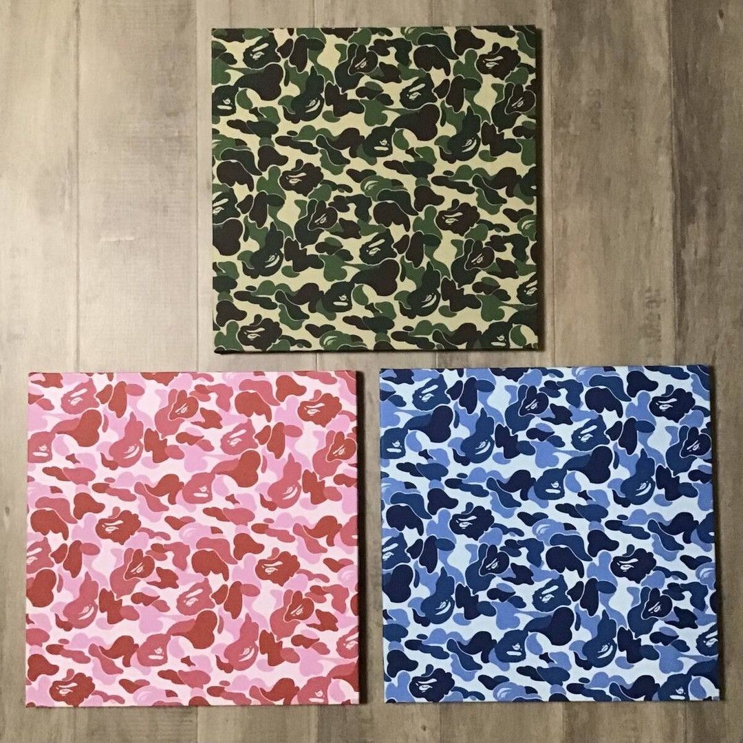 Bape × Nigo 2010 BAPE ABC CAMO CANVAS ART SET a bathing ape NIGO Size ONE SIZE - 1 Thumbnail