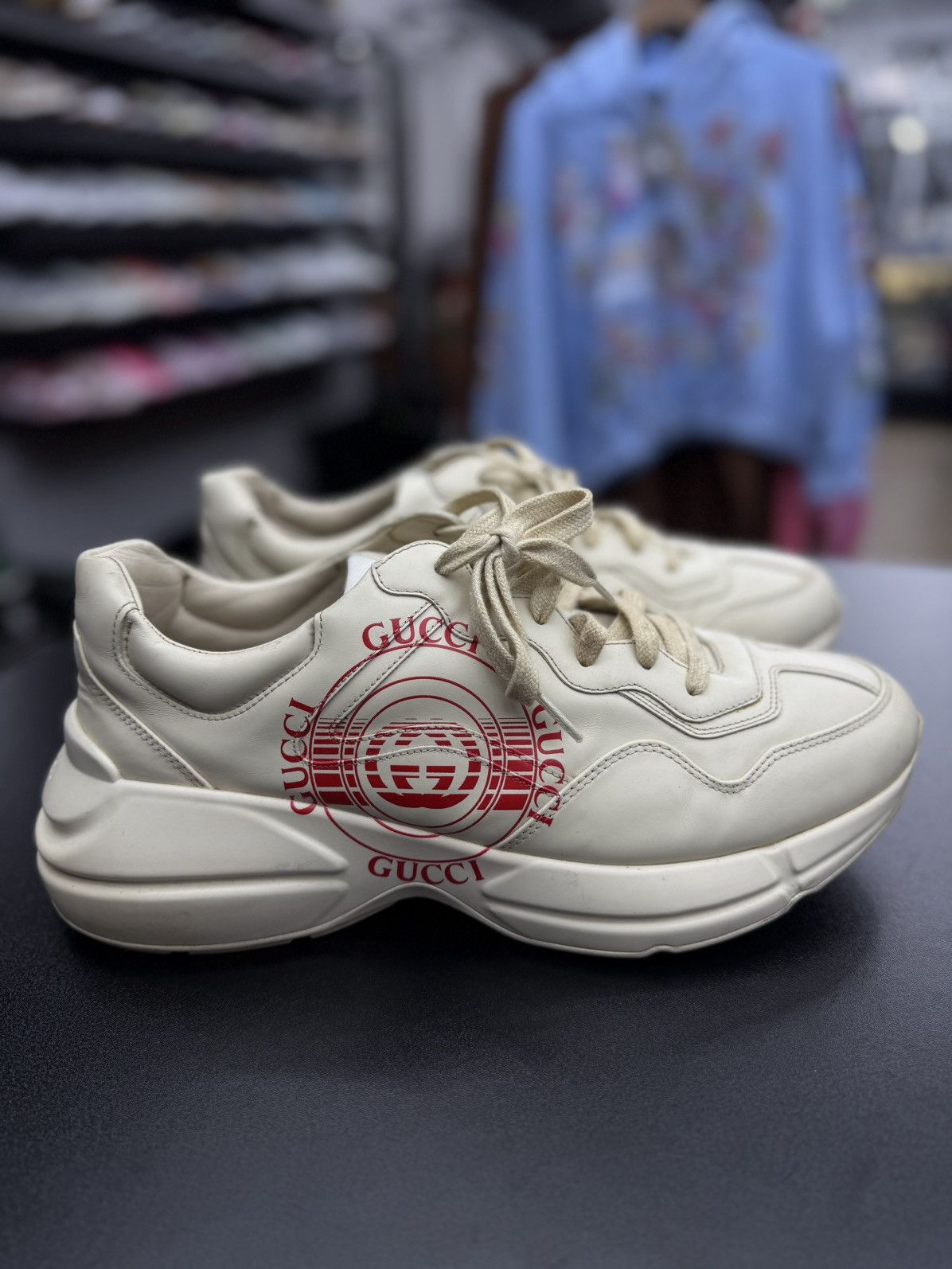 Gucci Rhyton Sneakers Size 11.5G/12US