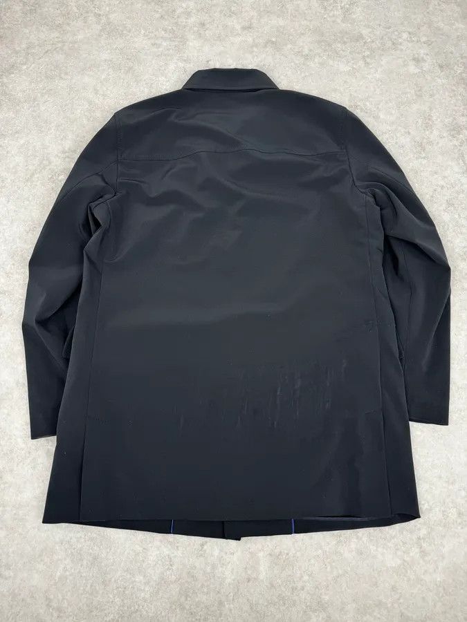 Prada 2000s Prada Navy Nylon Buttoned Class Long Jacket Size US L / EU 52-54 / 3 - 4 Thumbnail