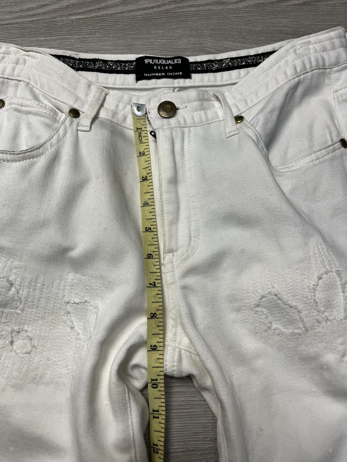 Number (N)ine Number Nine x 1PIU1UGUALE3 Distressed Pants Size US 32 / EU 48 - 11 Thumbnail