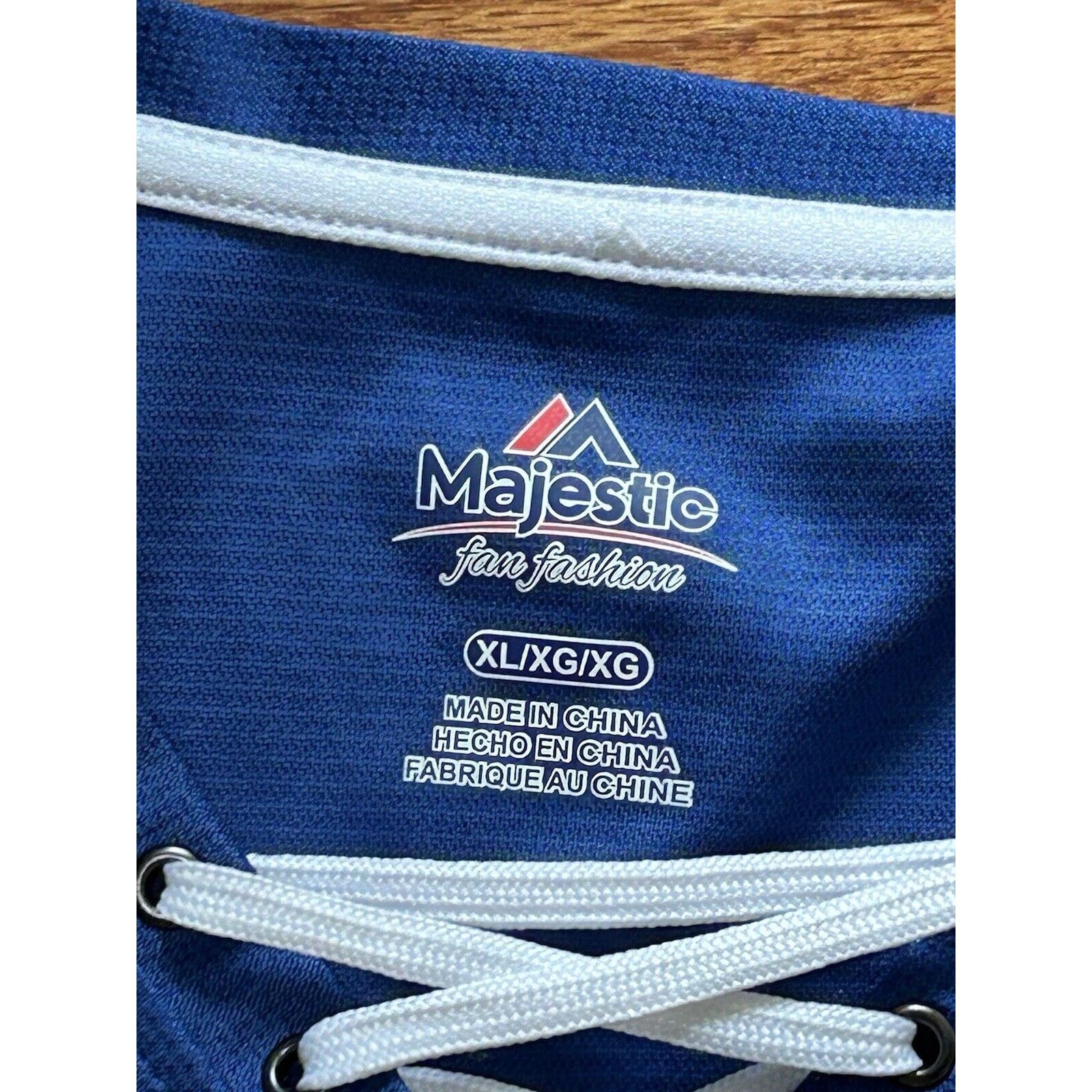 Majestic Majestic Fan Fashion Women XL Colts Sequin Blue White Jersey Size US XL / EU 56 / 4 - 5 Thumbnail
