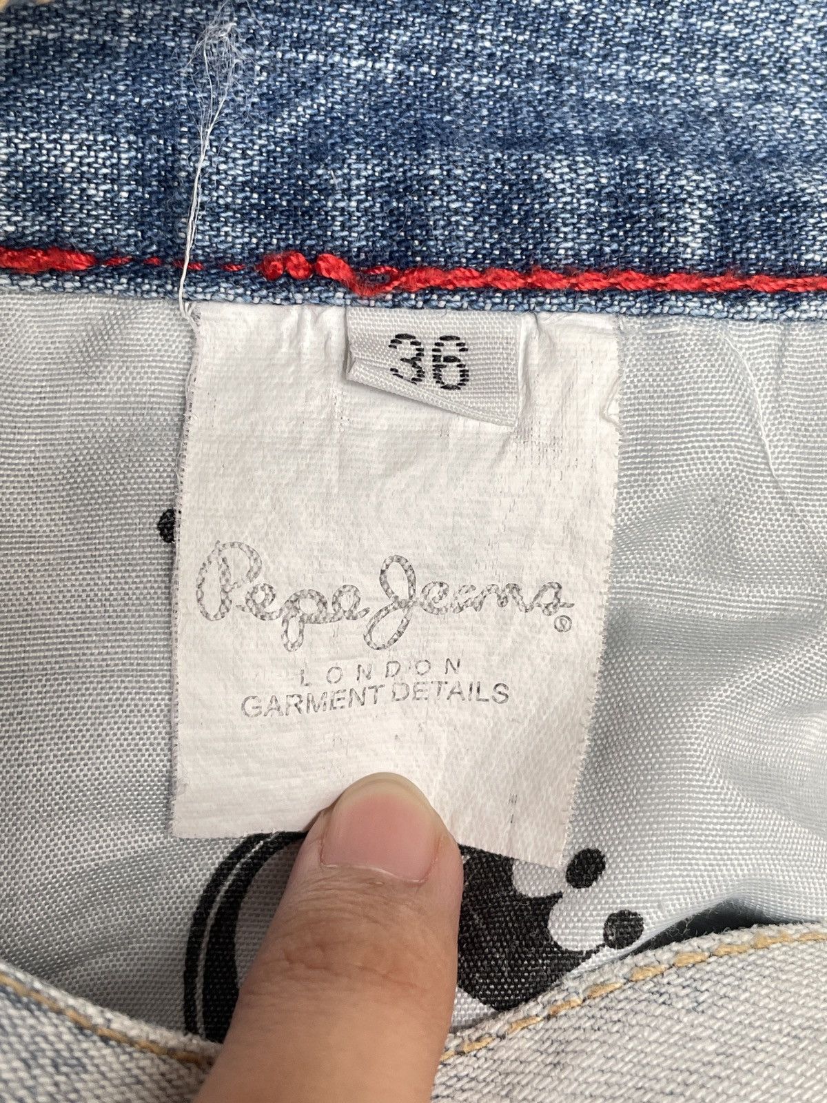 Pepe Jeans Rare Design Vintage Brand Pepe Jean Rapper Baggy Jeans 1999s Size US 36 / EU 52 - 12 Thumbnail