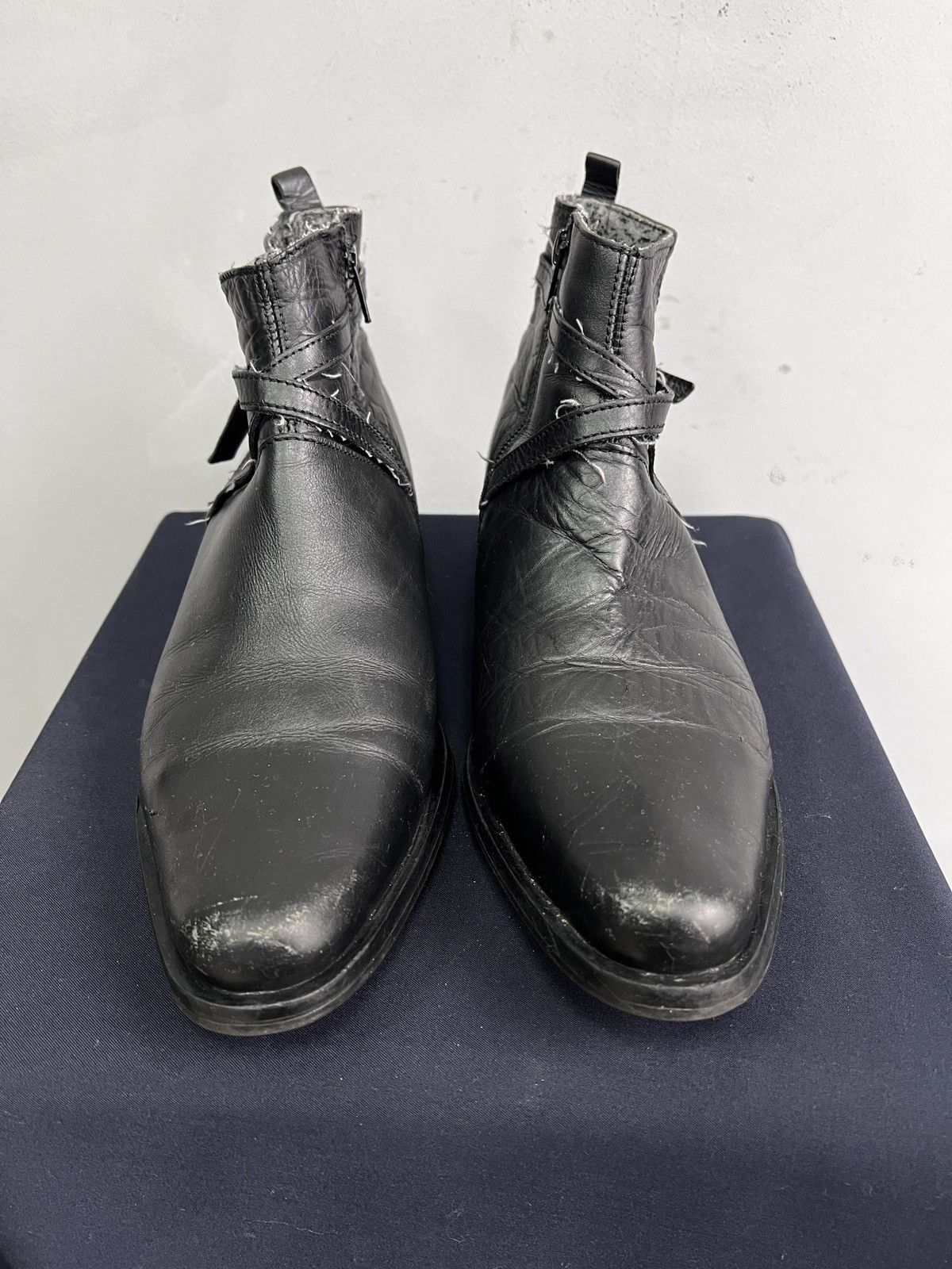 Other Leather Boots Black Streetwear Guidi Style y2k Size US 9 / EU 42 - 5 Thumbnail