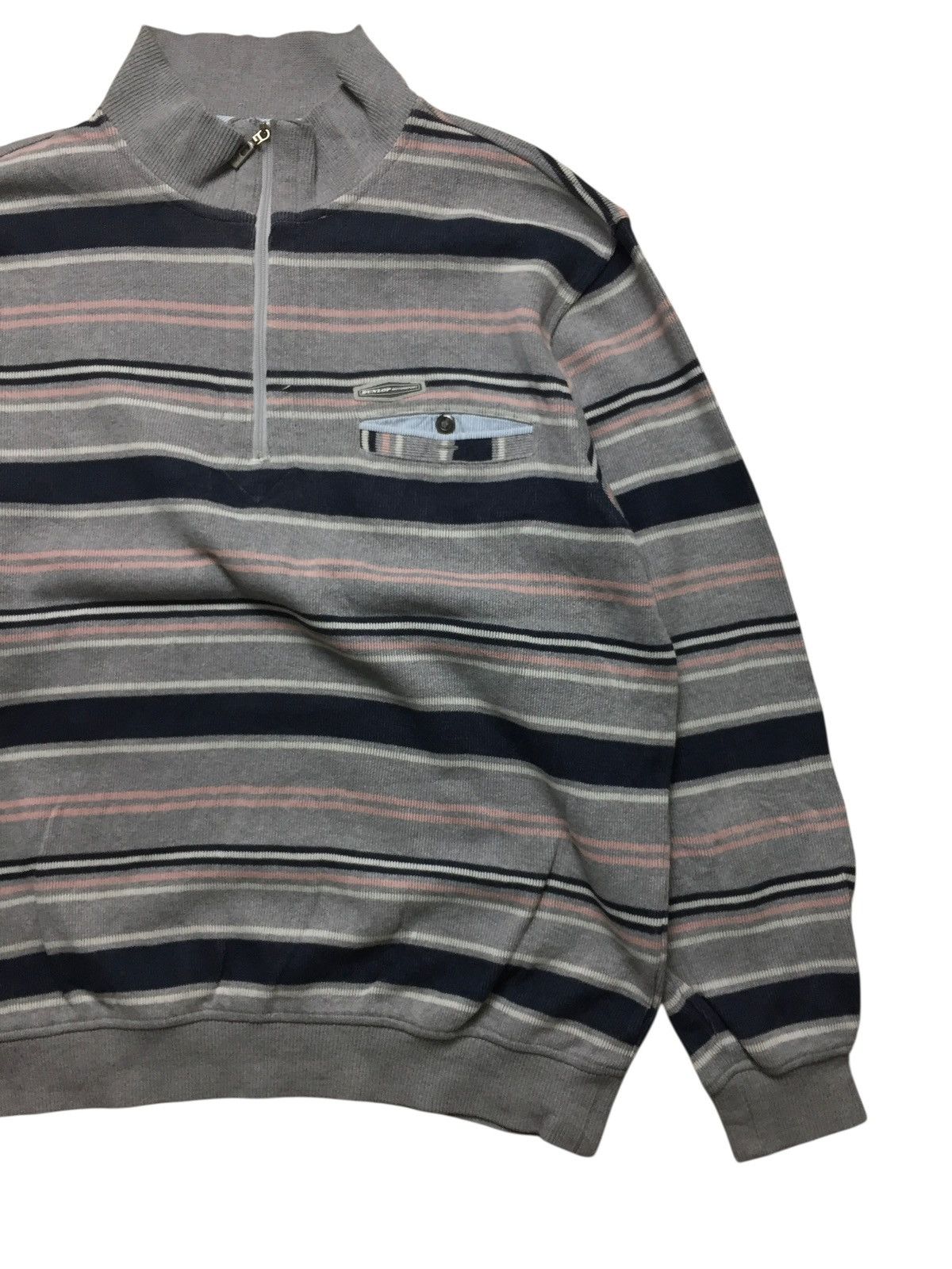 Dunlop Vintage Dunlop Half Zipper Sweatshirt Size US L / EU 52-54 / 3 - 3 Thumbnail