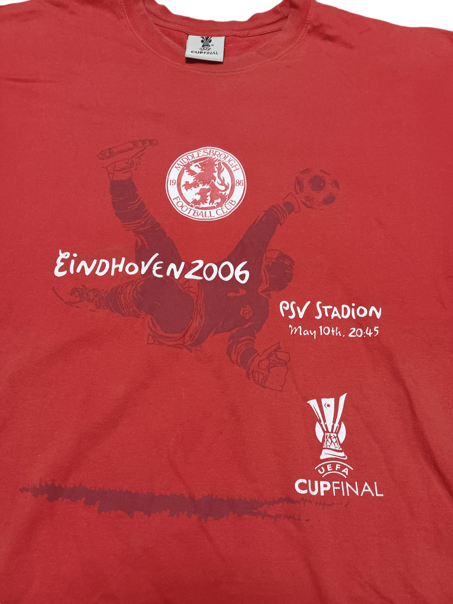 Vintage UEFA CUP FINAL 2006 MIDDLESBROUGH MATCH TEE MERCH Size US XXL / EU 58 / 5 - 2 Thumbnail