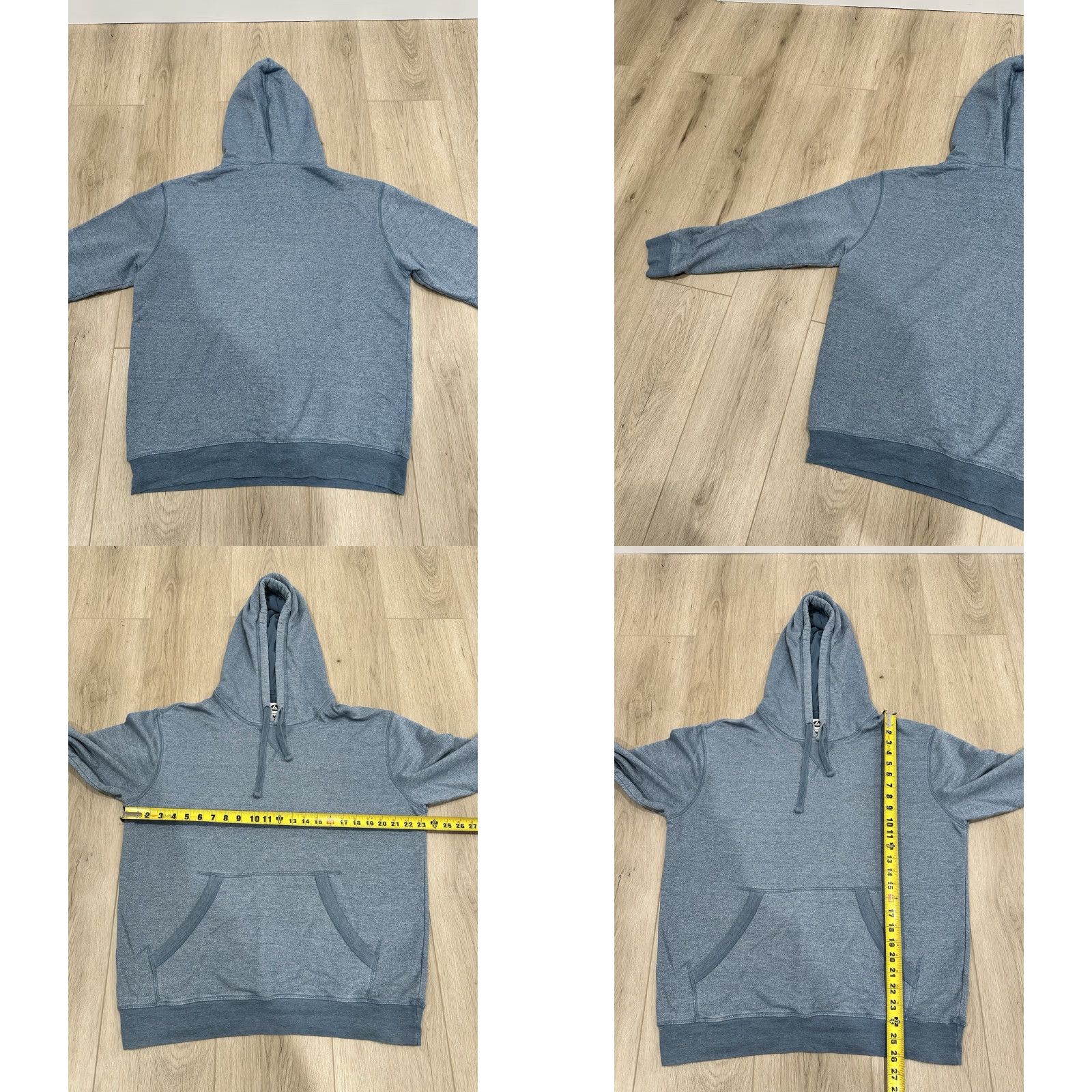 Vintage American Giant Hoodie Mens Medium Blue Cotton Made in USA Casual Pullover Size US M / EU 48-50 / 2 - 8 Thumbnail