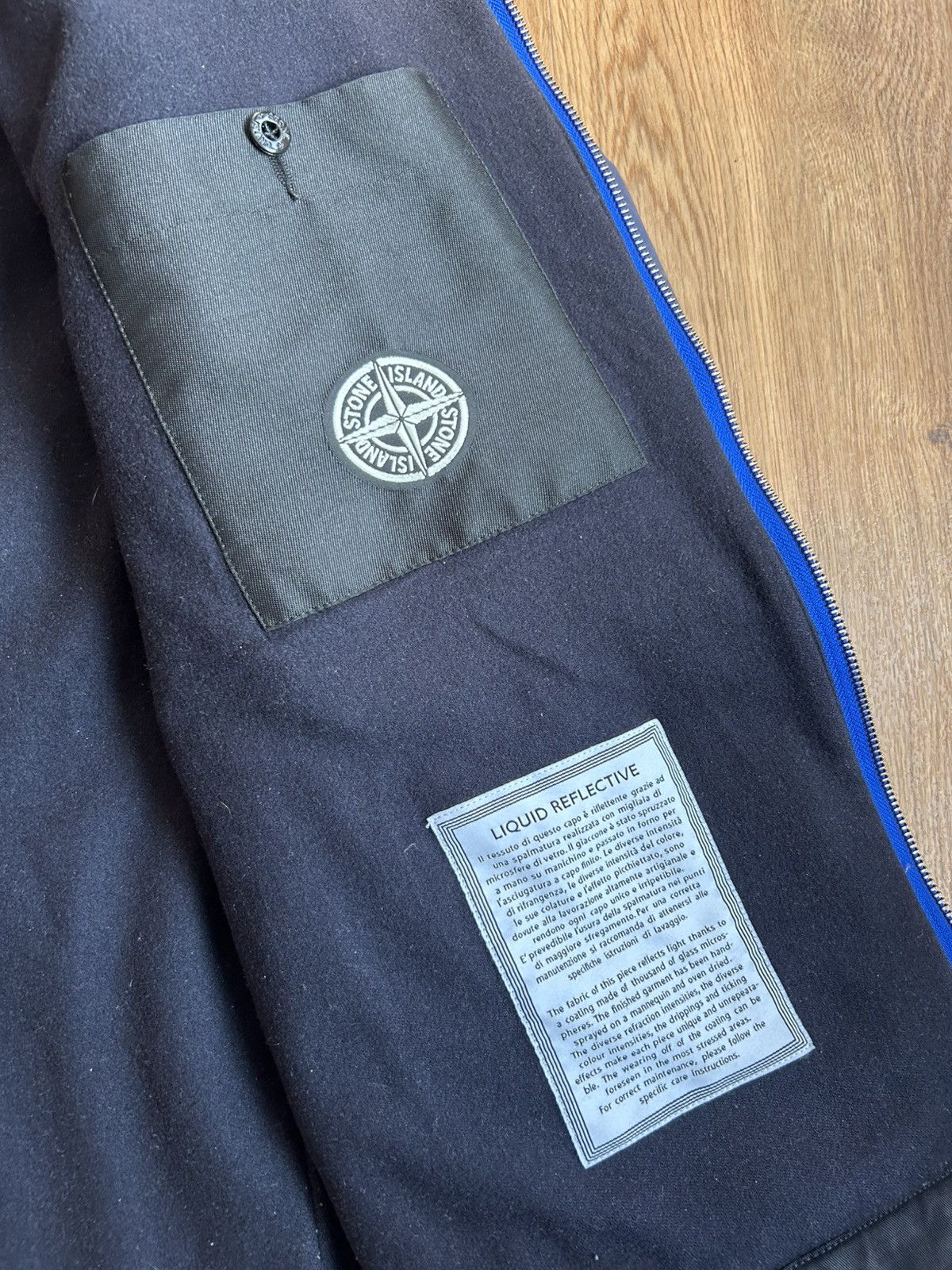 Stone Island Stone Island Liquid Reflective Jacket Blue Size US M / EU 48-50 / 2 - 6 Thumbnail