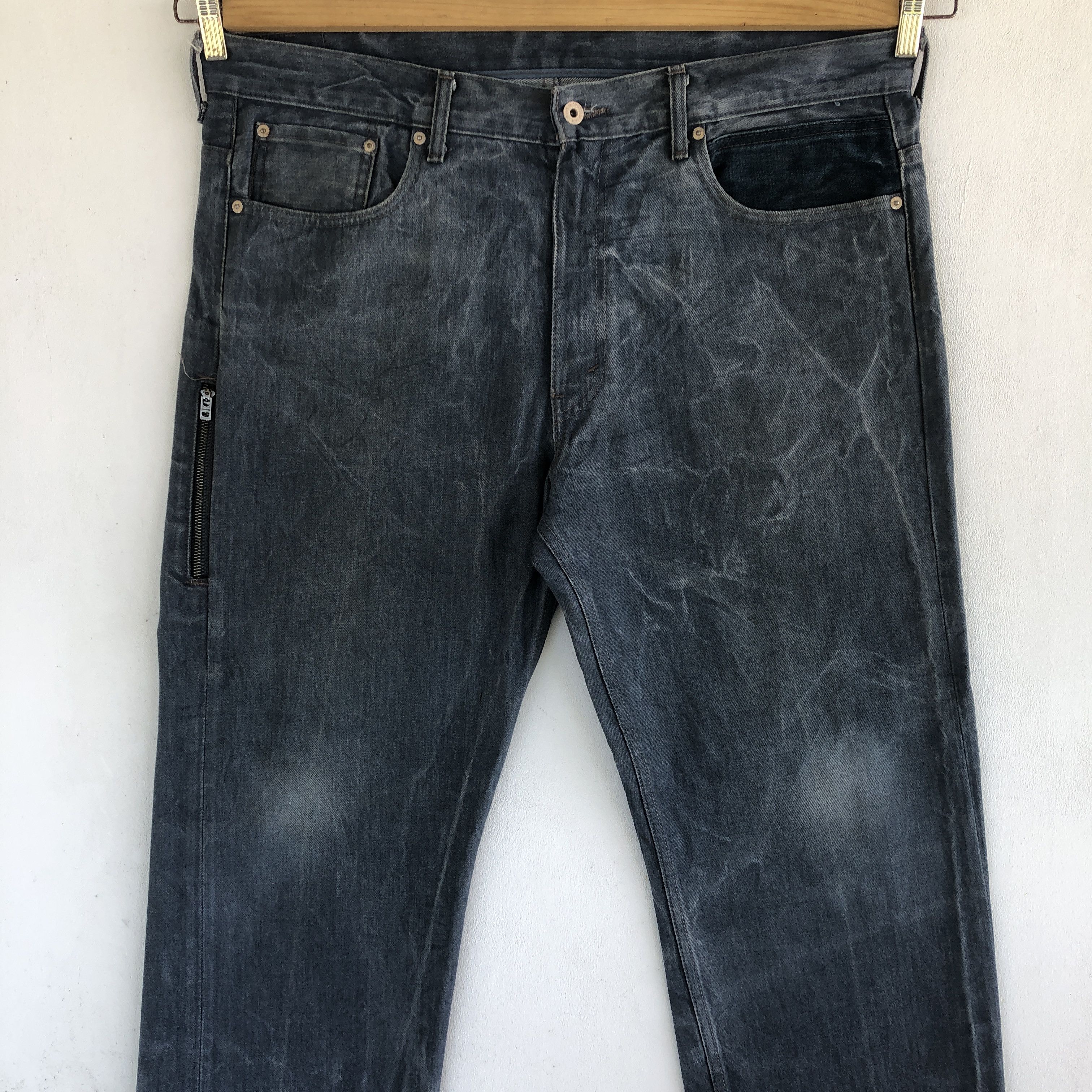 Levi's Vintage Levis Jeans Lightning Wrinkle Levis 569 Denim Pants Size US 40 / EU 56 - 3 Thumbnail