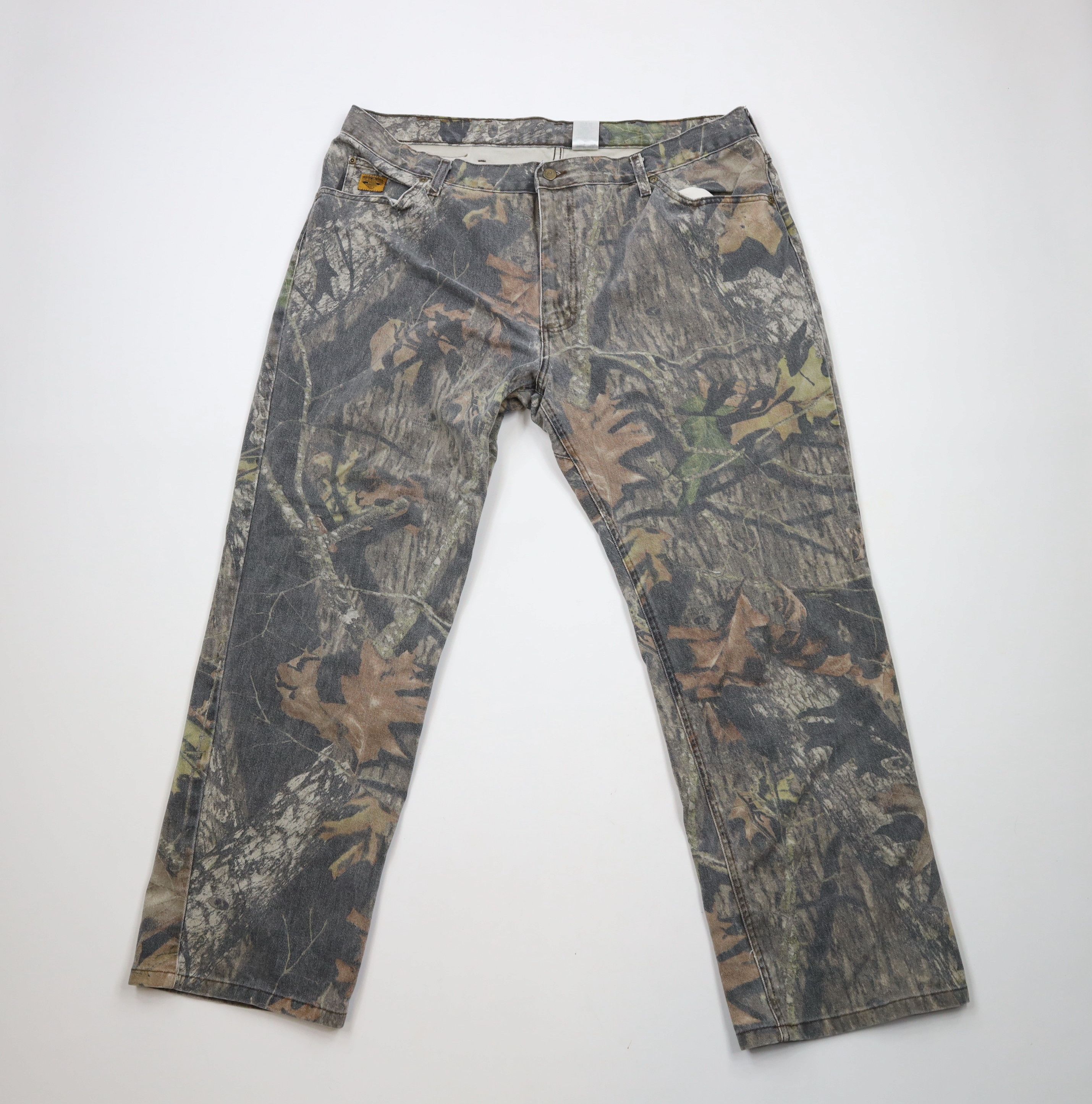 Vintage Vintage 90s Streetwear Camouflage Wide Leg Denim Jeans Size US 42 / EU 58 - 1 Thumbnail
