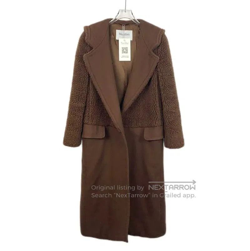Max Mara MaxMara Brown Oversized Women's Coat . Size XS / US 0-2 / IT 36-38 - 1 Thumbnail